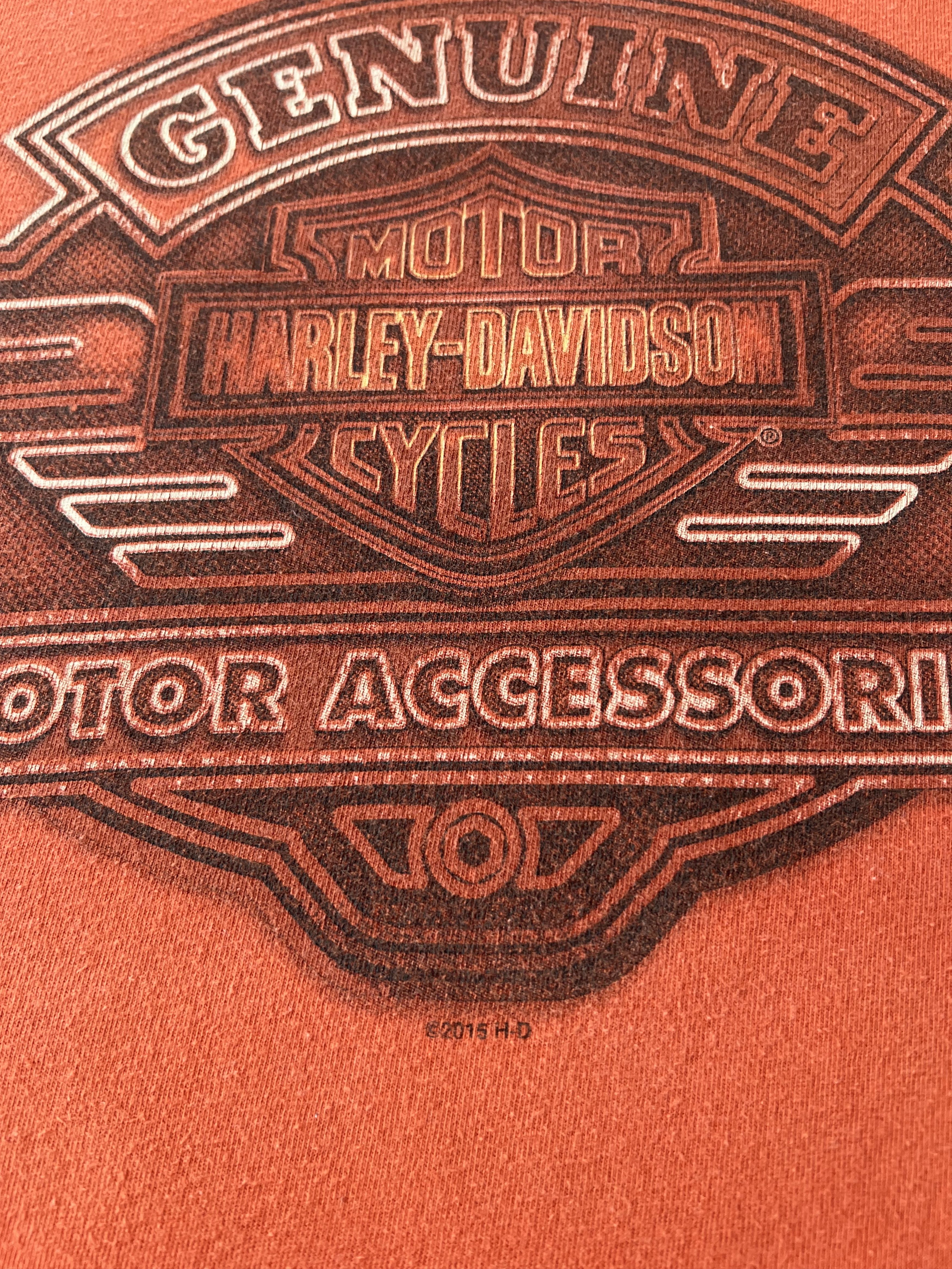 Harley Davidson Vintage 2015 Harley Davidson Quebec Canada T-shirt Size US L / EU 52-54 / 3 - 5 Thumbnail