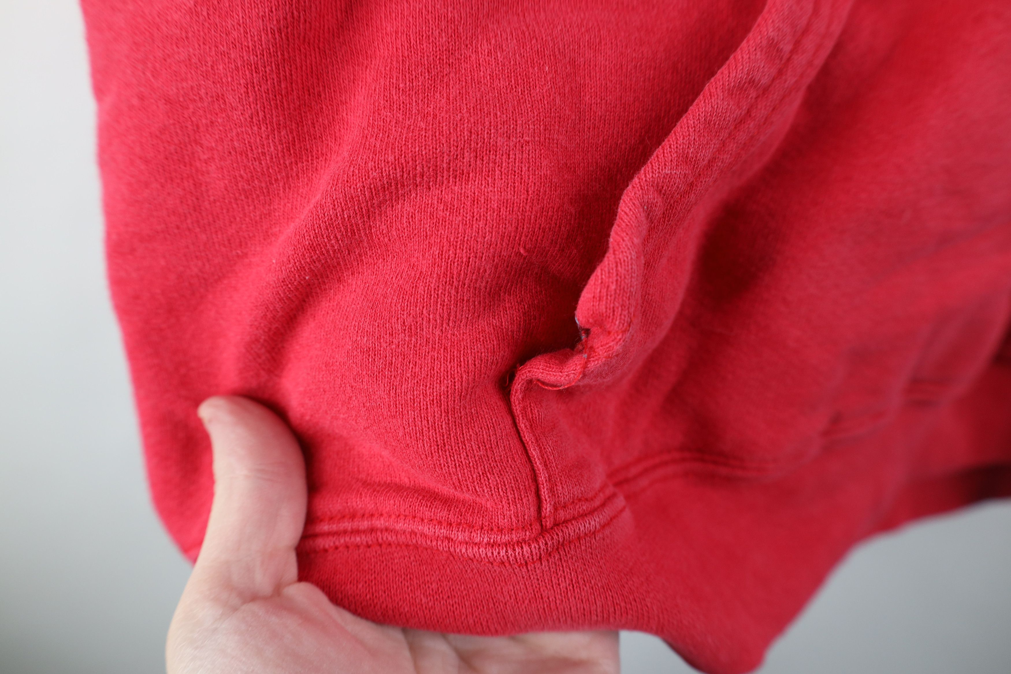 Vintage Vintage 90s Ohio State University Hoodie Sweatshirt Red Size US M / EU 48-50 / 2 - 5 Thumbnail