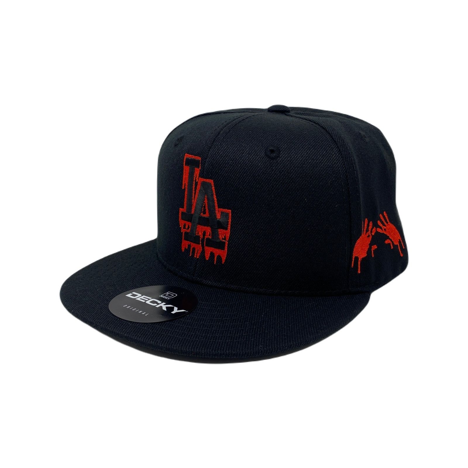 Other Los Angeles LA Drip Bloody Hands Halloween Snapback Hat Size ONE SIZE - 2 Thumbnail