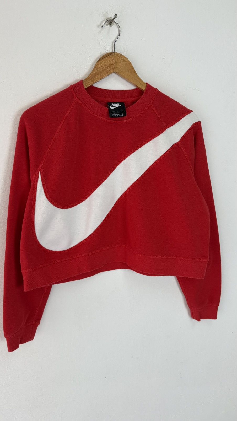 Nike Nike Big Swoosh Women’s Cropped Sweat Size L / US 10 / IT 46 - 4 Thumbnail