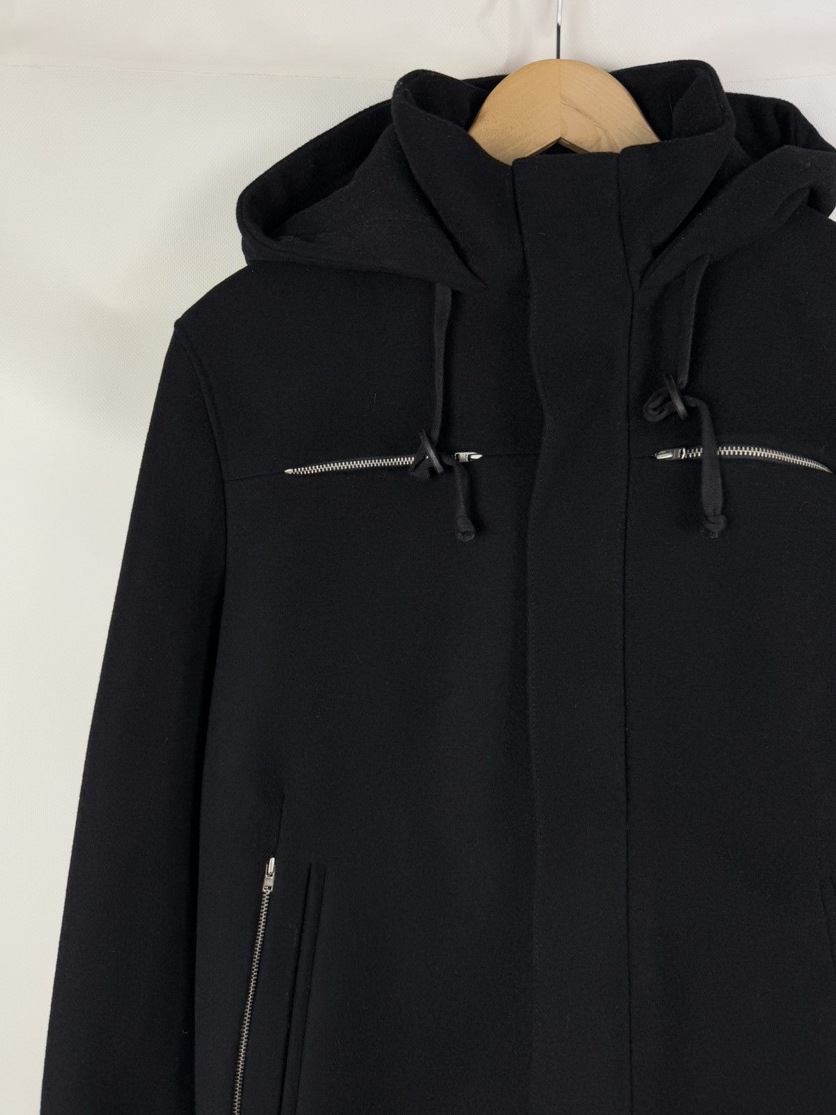 Cos Cos Men’s Wool Hooded Full Zip Jacket Size 50 Size US M / EU 48-50 / 2 - 4 Thumbnail