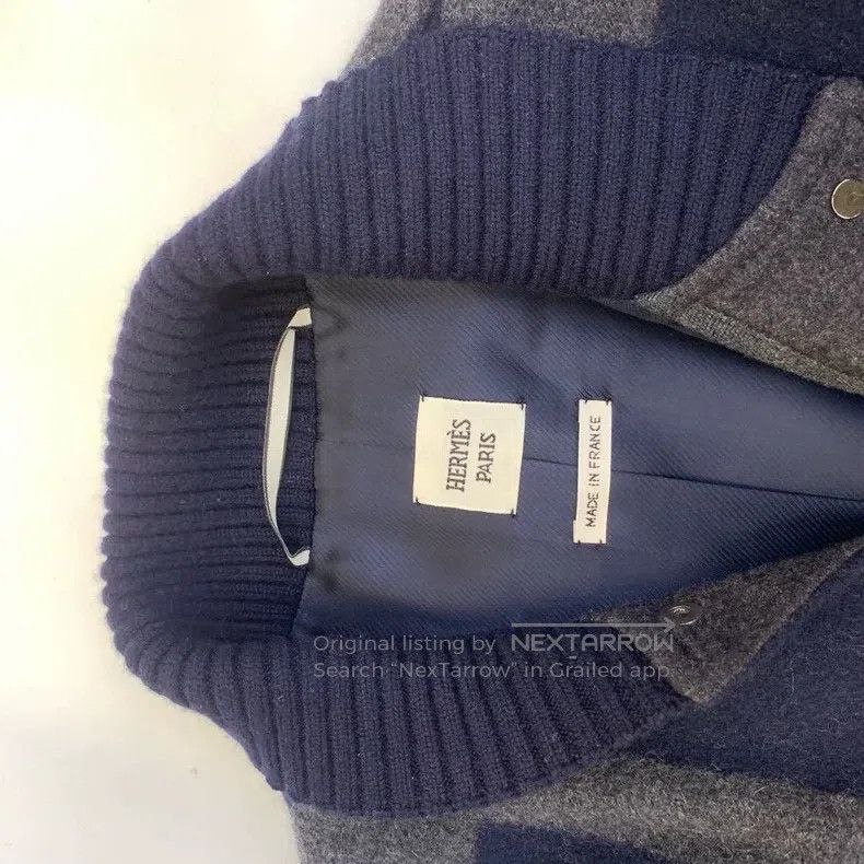Hermes Hermes Blue and Gray Blended Jacket Size XS / US 0-2 / IT 36-38 - 9 Thumbnail