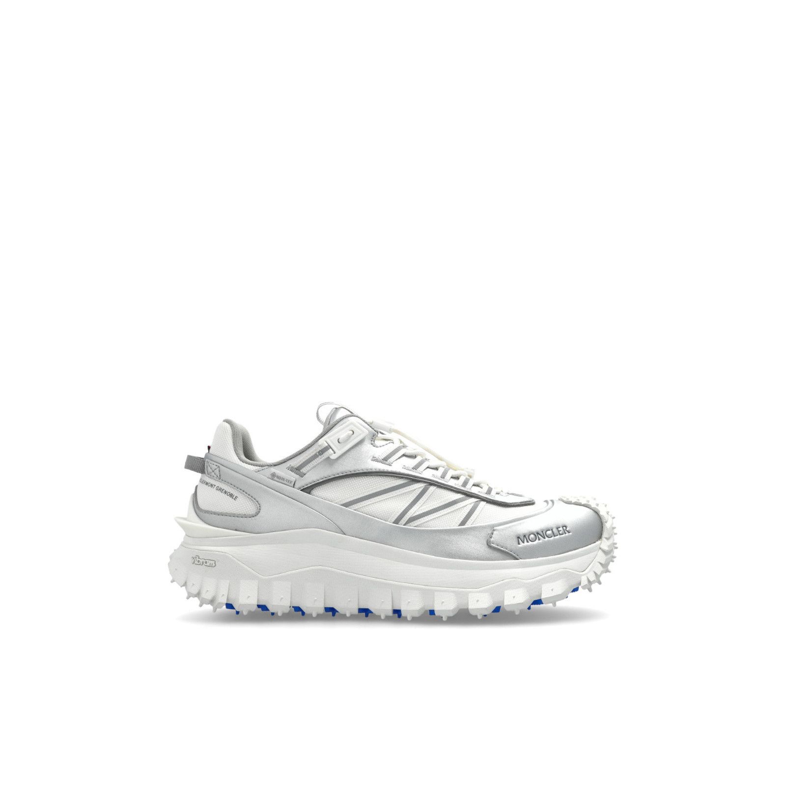 MONCLER Trailgrip GTX $820 Men's Silver Sneakers New (Men's