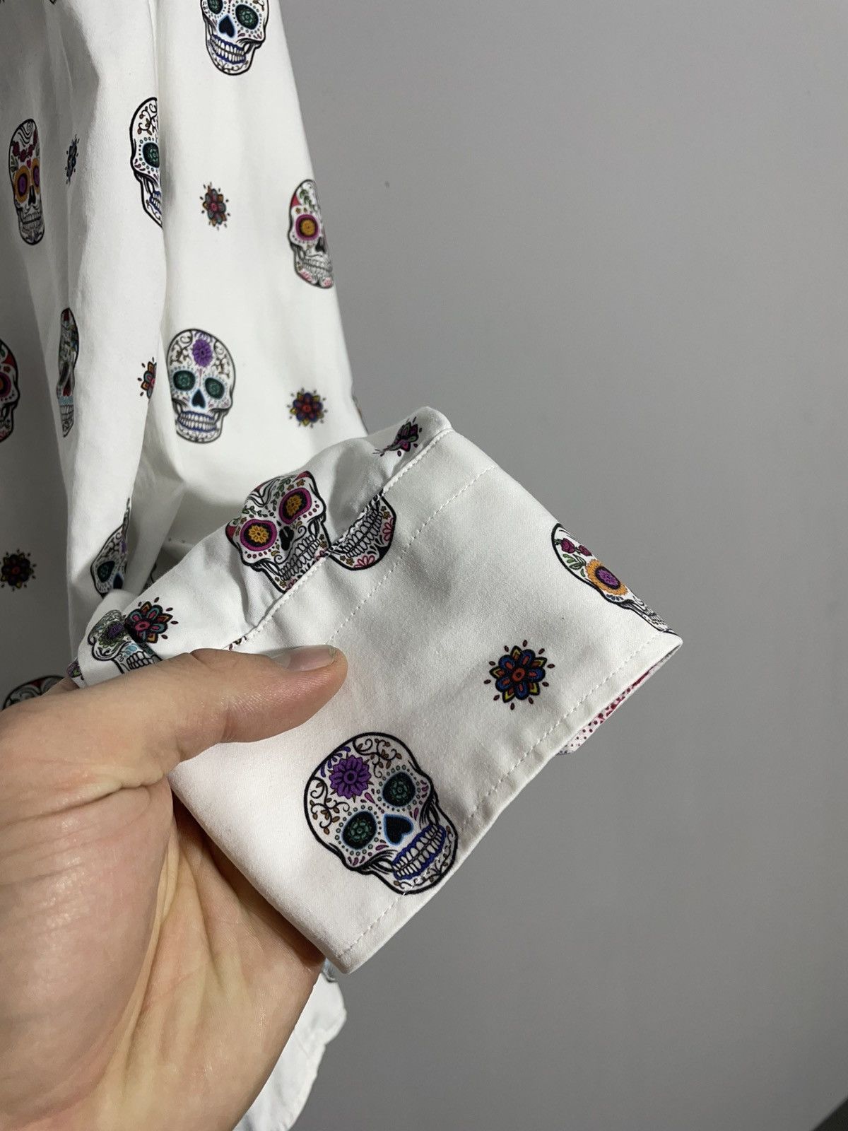 Other Claudio Luigli Men’s Skull Pattern Shirt size M Size US M / EU 48-50 / 2 - 12 Thumbnail