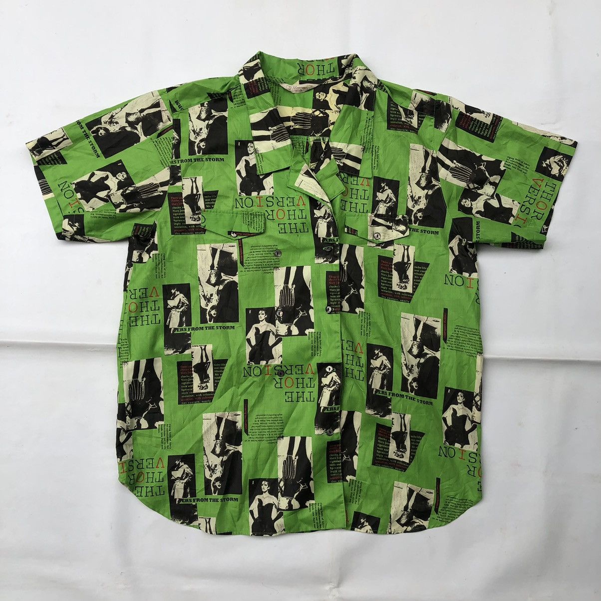 Yohji Yamamoto Japanese Mercredi Yoshimura Perfect Artwork Button Shirt Tee Size US M / EU 48-50 / 2 - 1 Thumbnail