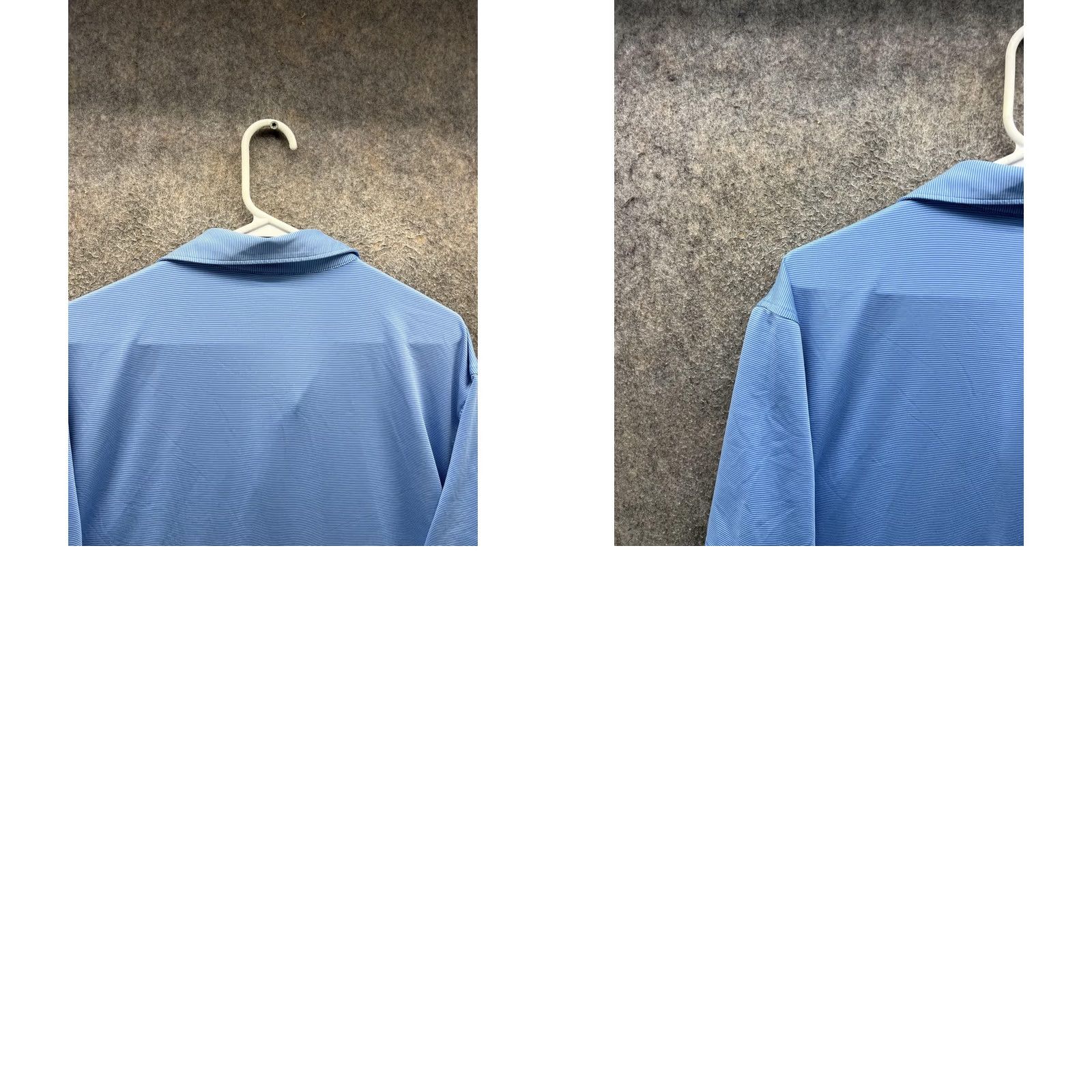 Peter Millar Peter Millar Summer Comfort Polo Shirt Mens Large Blue Stripe Golf Performance Shirt Size US L / EU 52-54 / 3 - 9 Thumbnail