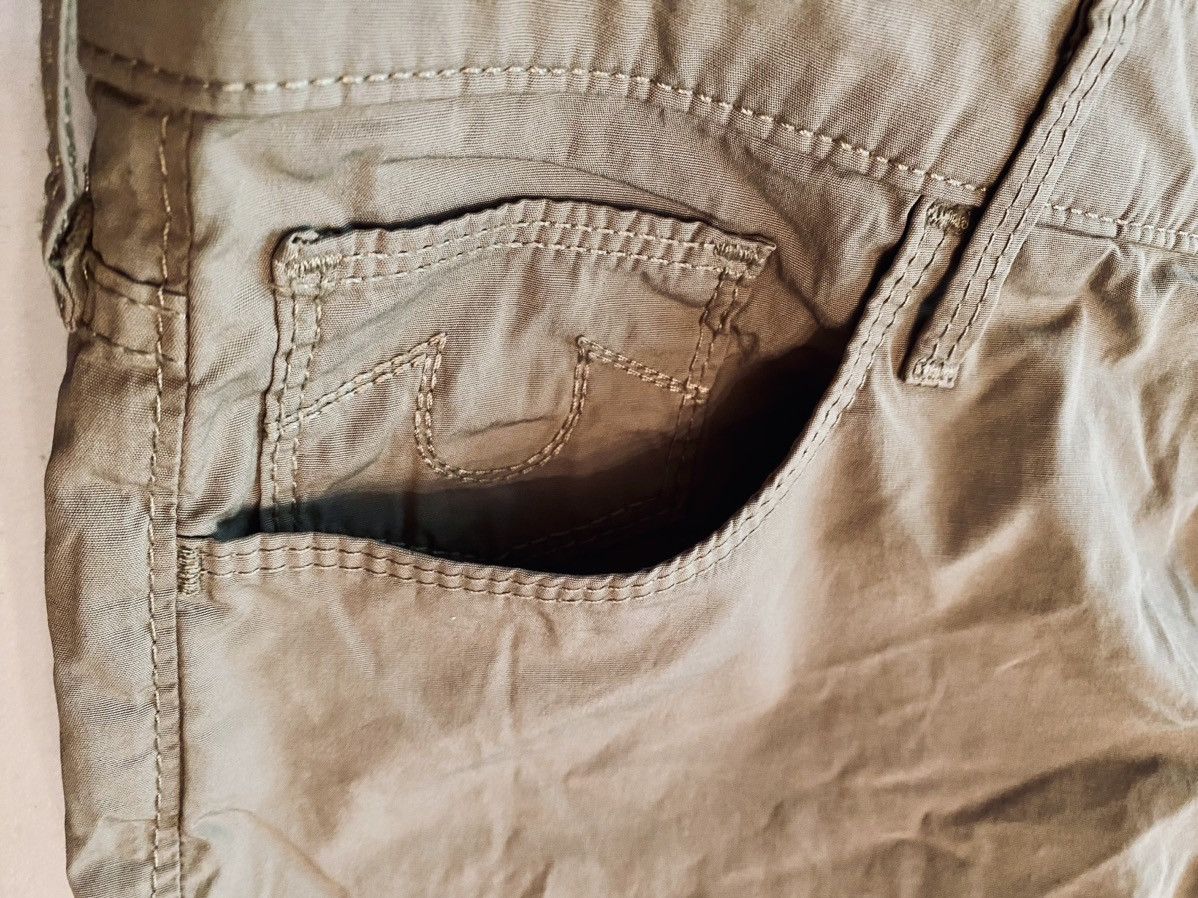 True Religion True Religion 🇺🇸 Brianna Boyfriend Coriander Overdye Poplin Size 31" - 7 Thumbnail