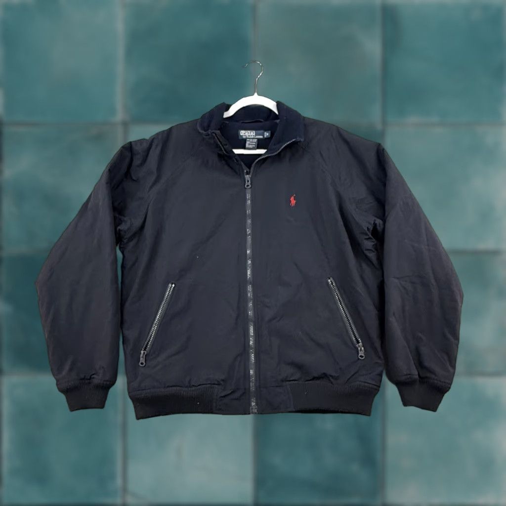 Polo Ralph Lauren Polo Ralph Lauren Jacket Mens M Blue Fleece Lined Coat Windbreaker Full Zip Insulated Pockets Logo Quilted Size US M / EU 48-50 / 2 - 1 Thumbnail