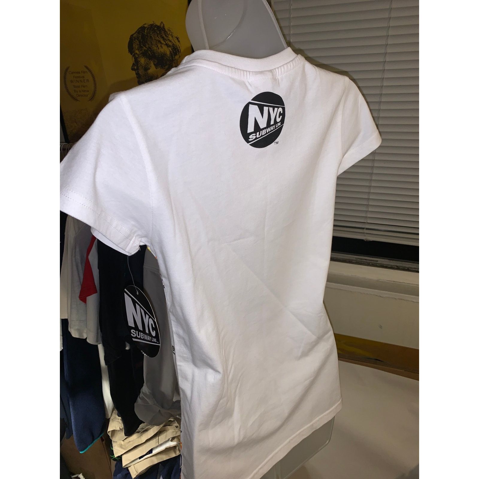 Other NYC Subway Line Manhattan Map Baby Tee Juniors L NWT MTA Size L / US 10 / IT 46 - 7 Thumbnail
