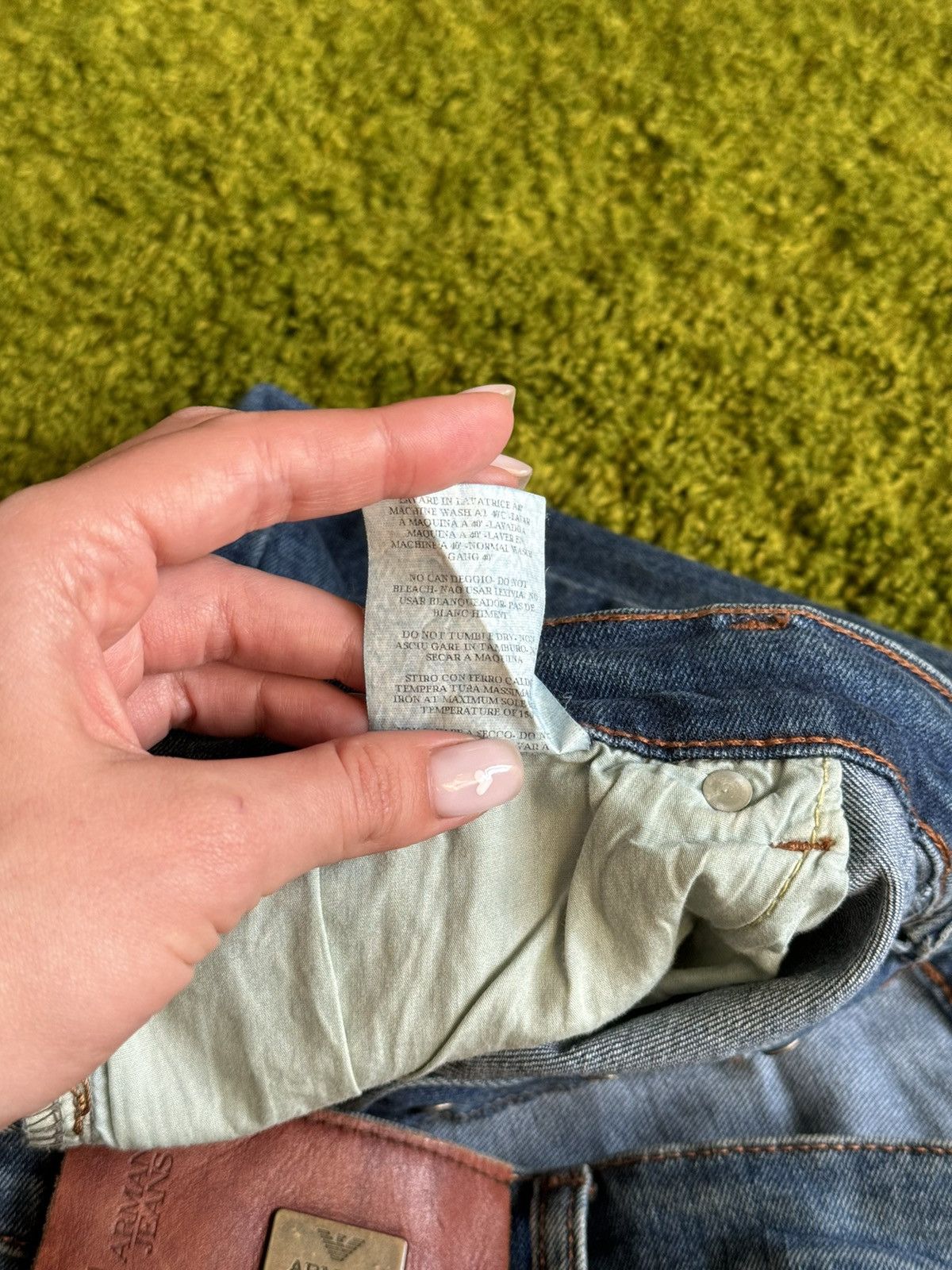 Armani × Giorgio Armani × Vintage Armani Jeans Y2K vintage jeans denim pants Size US 36 / EU 52 - 9 Thumbnail