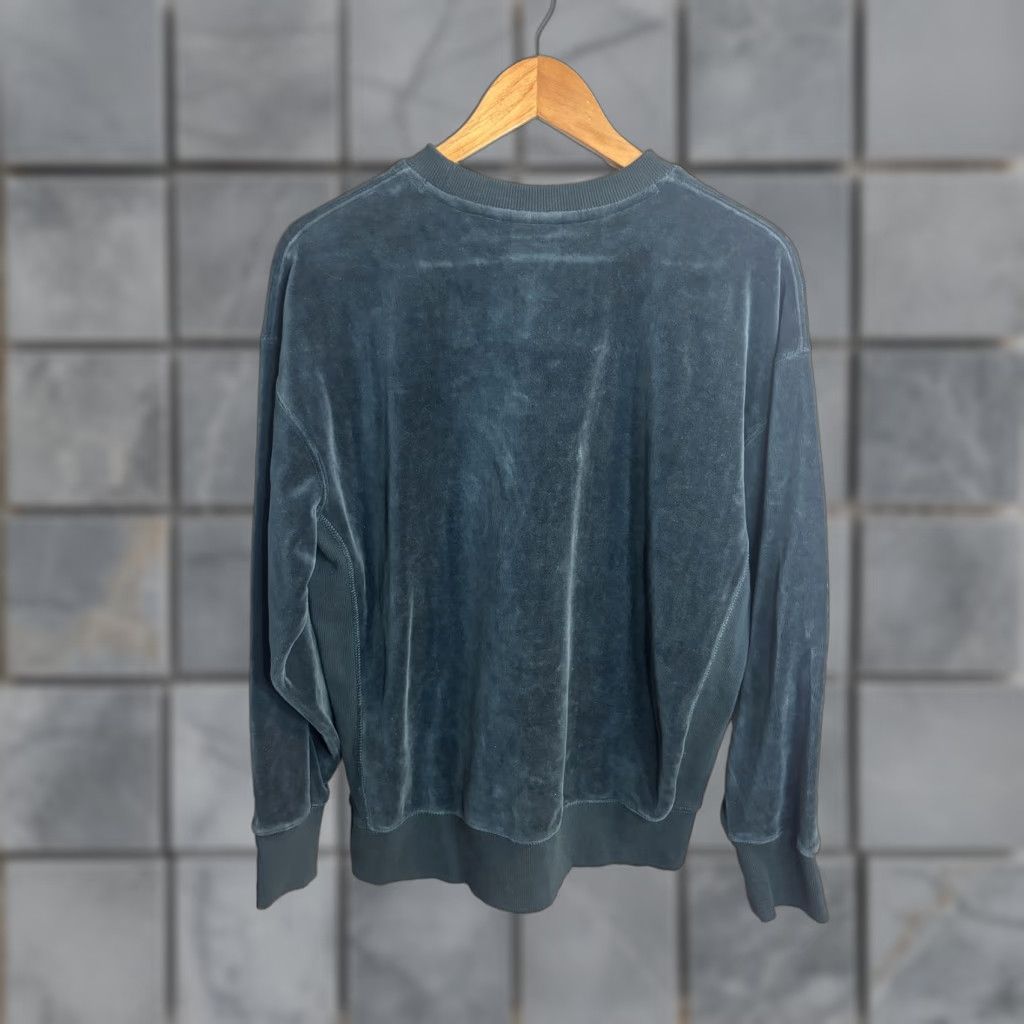 Superdry VINTAGE Superdry Sweatshirt Mens XS Green Velvet Crewneck Pullover Logo Soft Warm Size US XS / EU 42 / 0 - 1 Thumbnail