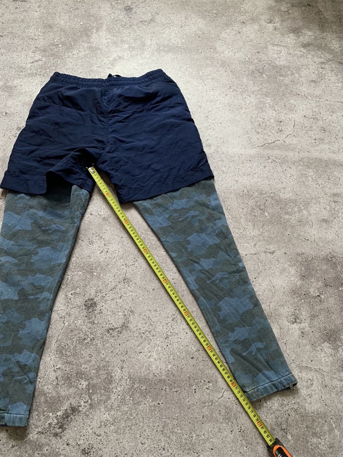 Kith Kith Nylon Shorts - Sweatpants Navy Camo Joggers Size US 34 / EU 50 - 10 Thumbnail