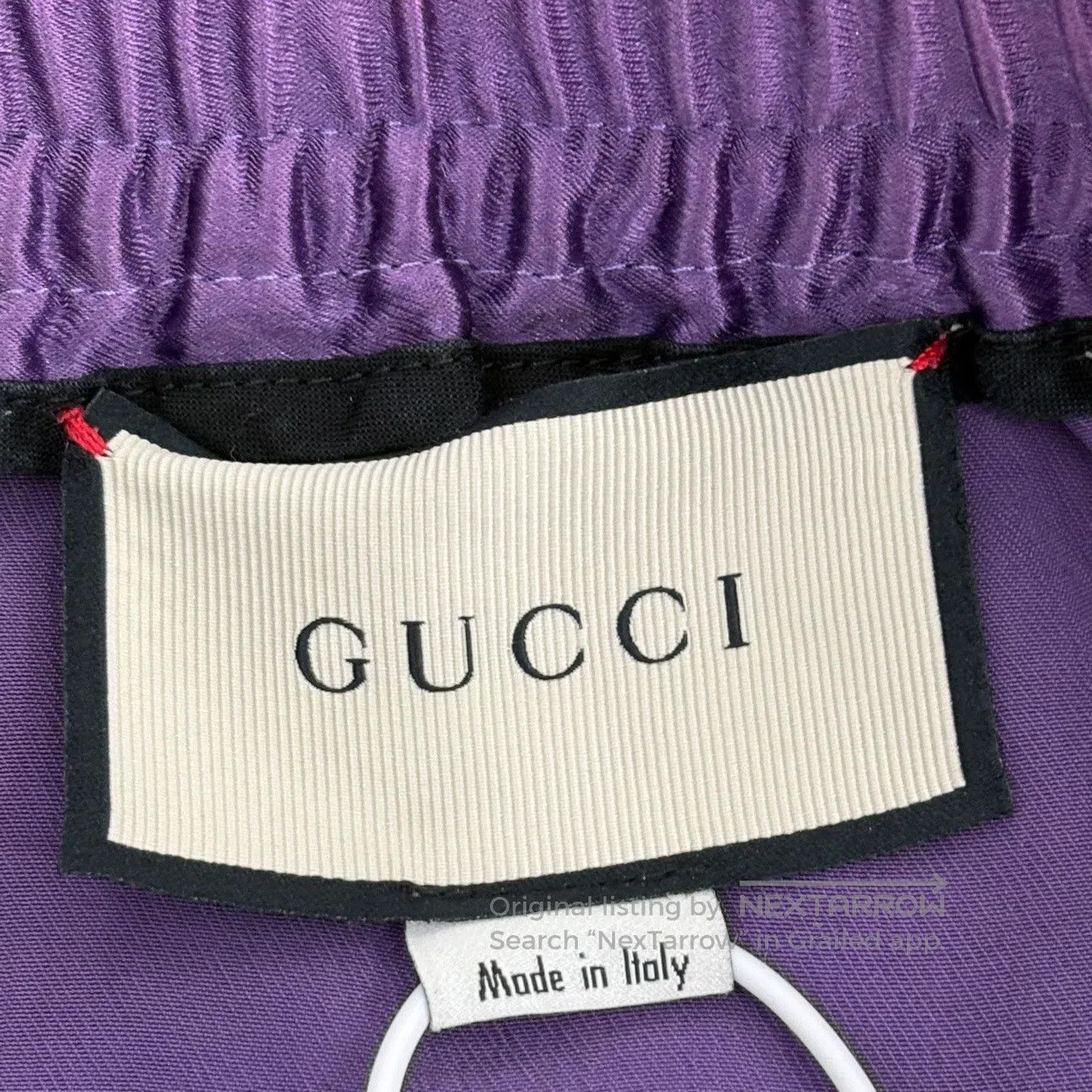Gucci Guicci Silk-lined side label LOGO casual shorts Size US 32 / EU 48 - 3 Thumbnail