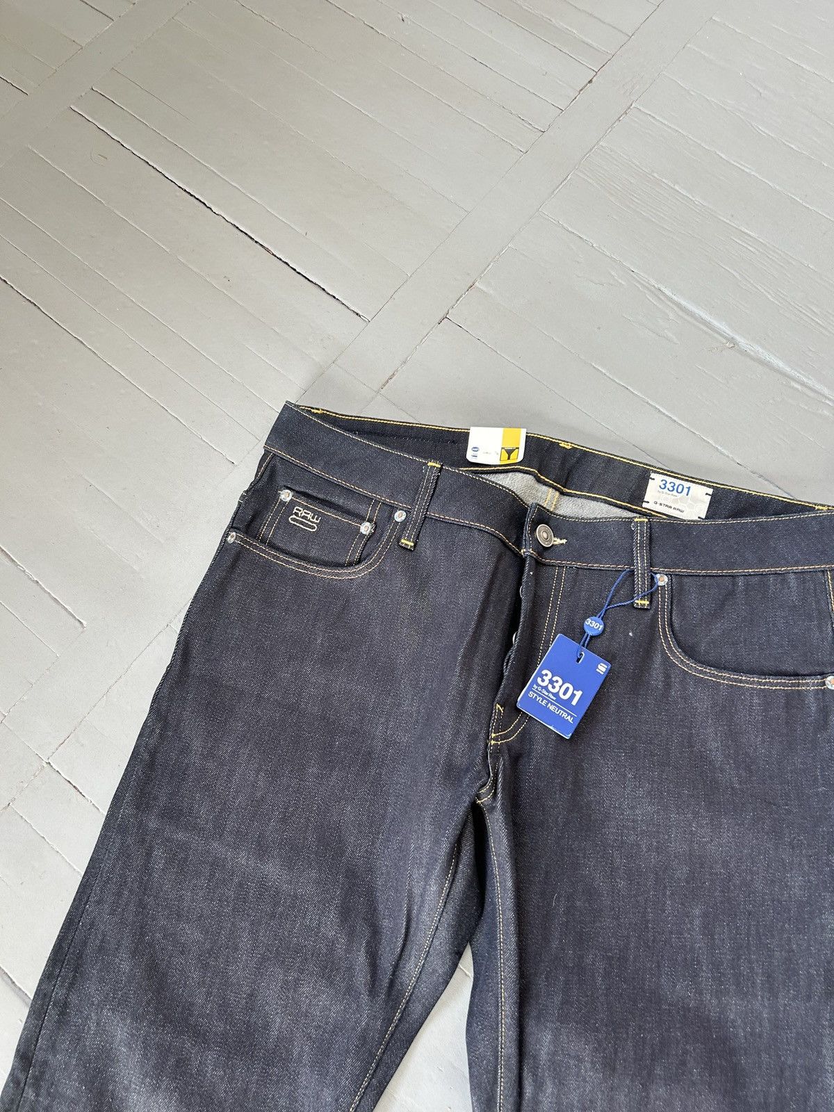 G-Star G star raw denim 3301 jeans Size US 36 / EU 52 - 4 Thumbnail