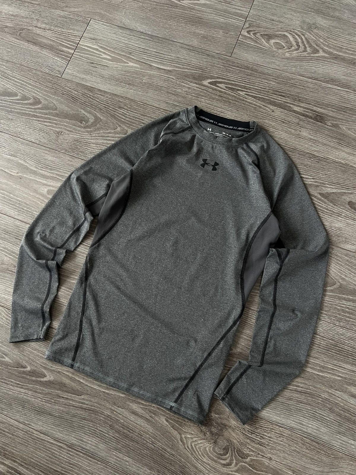 Other × Under Armour Under Armour Central Logo Onix Compression Heatgear Long Tee Size US M / EU 48-50 / 2 - 10 Thumbnail