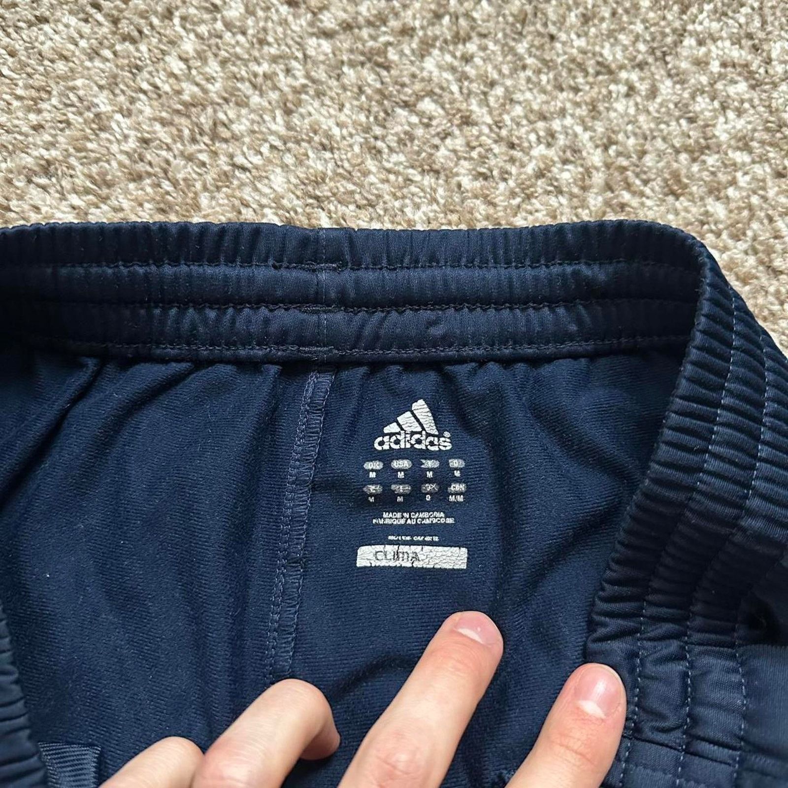 Adidas Vintage 00s Adidas Striped Track Sweatpants Size US 32 / EU 48 - 8 Thumbnail