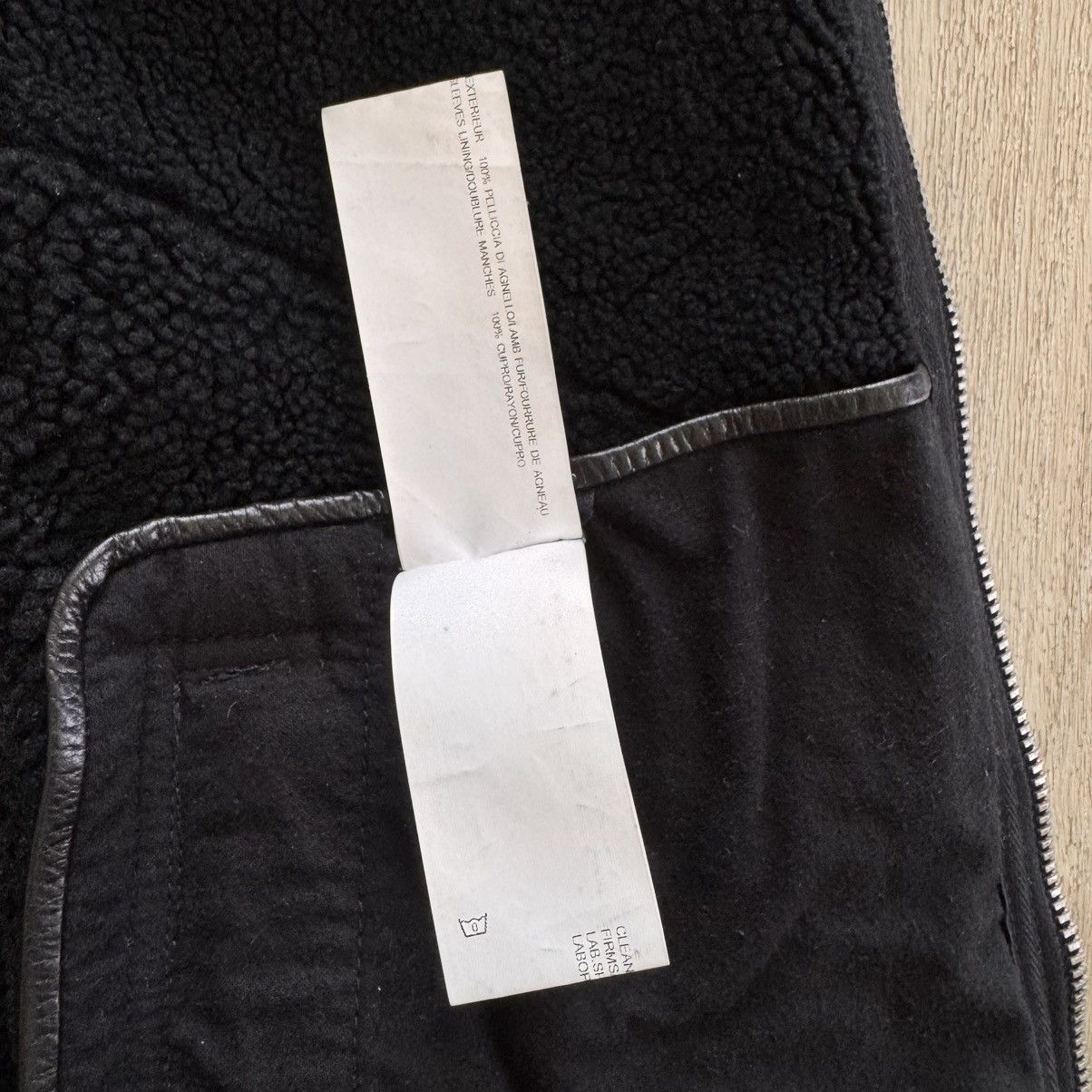 Rick Owens RICK OWENS Leather Suede Intarsia Shearling Jacket Size IT54 Size US XL / EU 56 / 4 - 15 Thumbnail