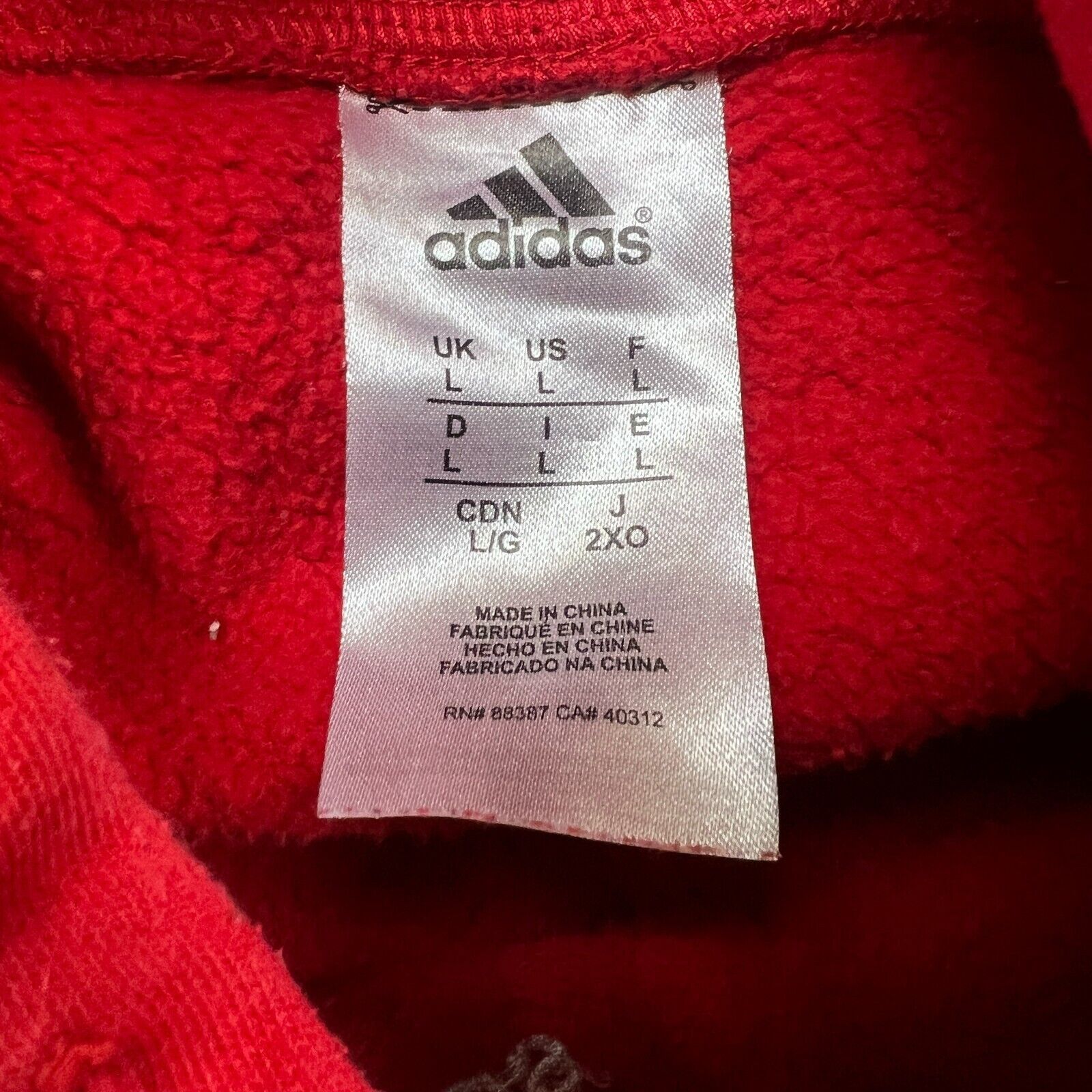 Adidas × Vintage Adidas Molson Canadian Hoodie Large Center Stripe Spell Out Size US L / EU 52-54 / 3 - 8 Thumbnail