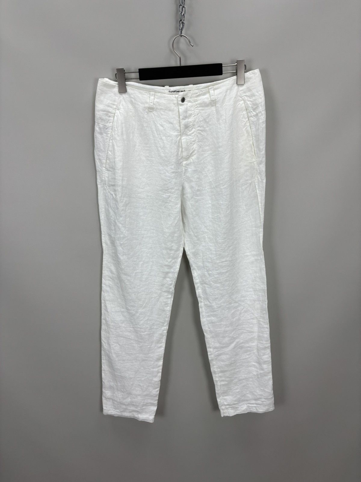 Transit Womens linen pants Transit Par Such Size 5 Color White Size 36" / US 14 / IT 50 - 1 Thumbnail
