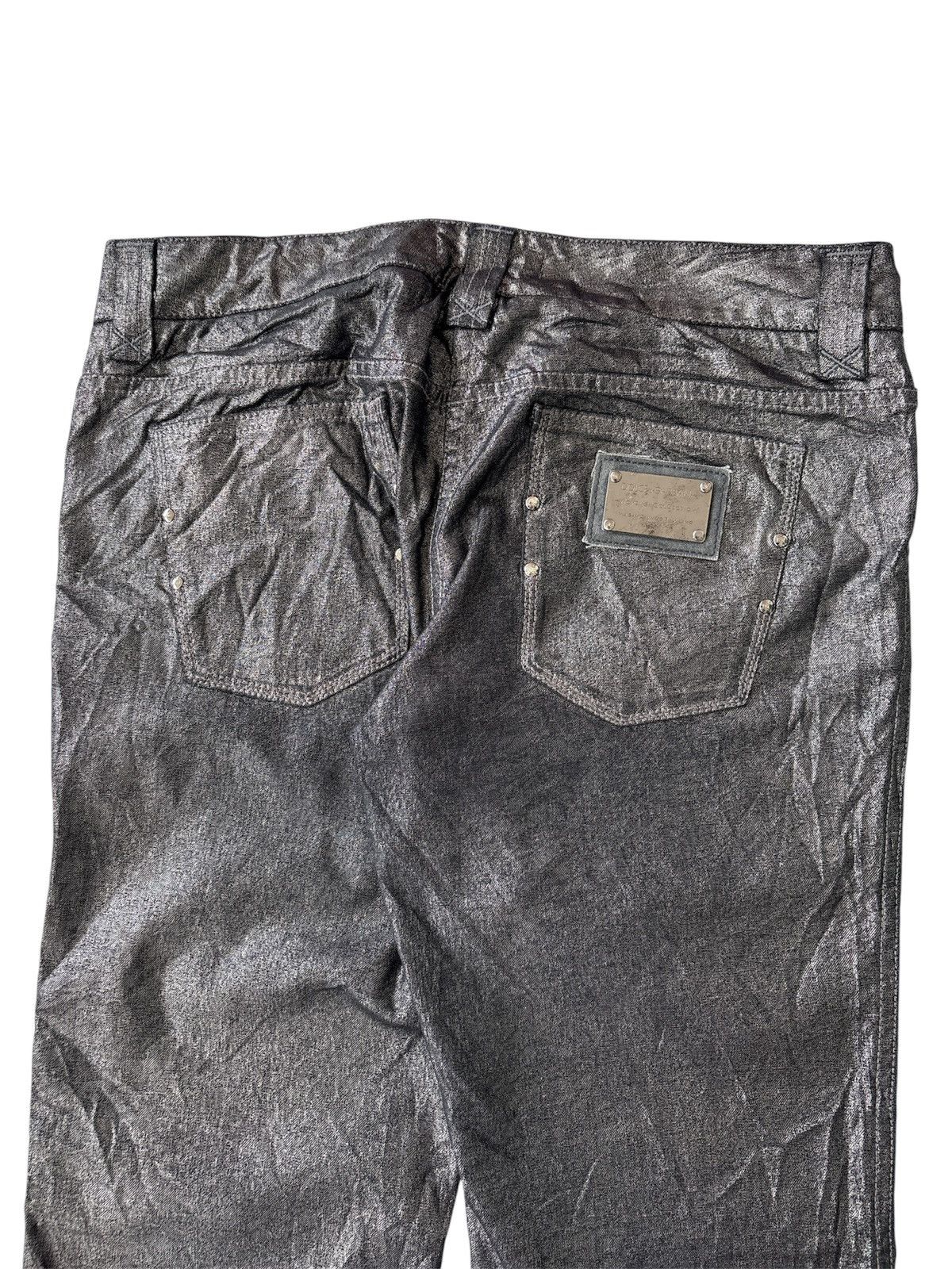 Hedi Slimane Radioactive Wax Coated Skinny Jeans Size US 30 / EU 46 - 11 Thumbnail