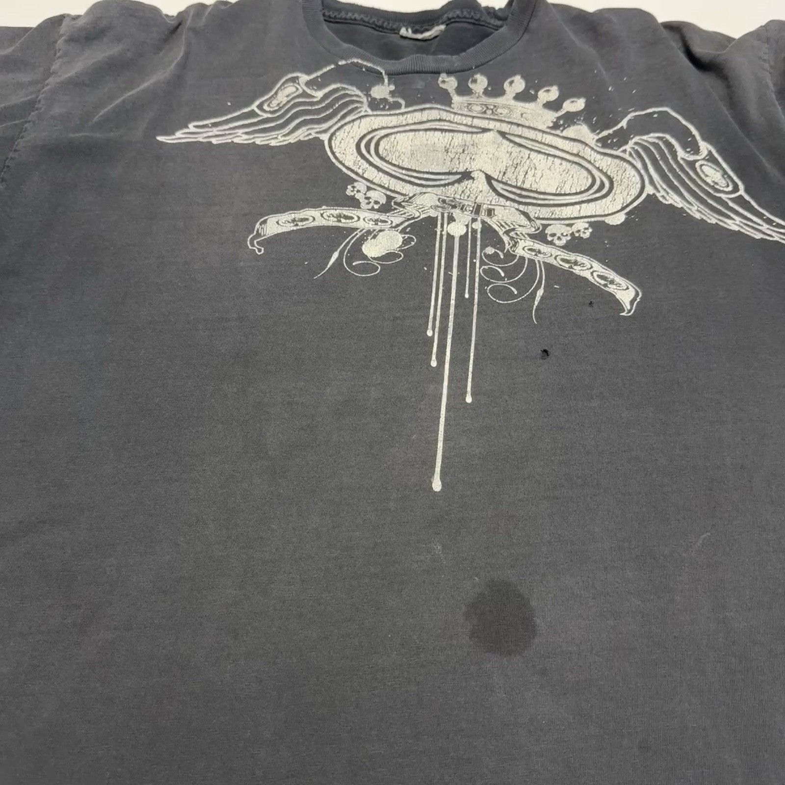 Vintage Vintage SRH T Shirt Mens XL Faded Black King Spade KMK Kotto Size US XL / EU 56 / 4 - 4 Thumbnail