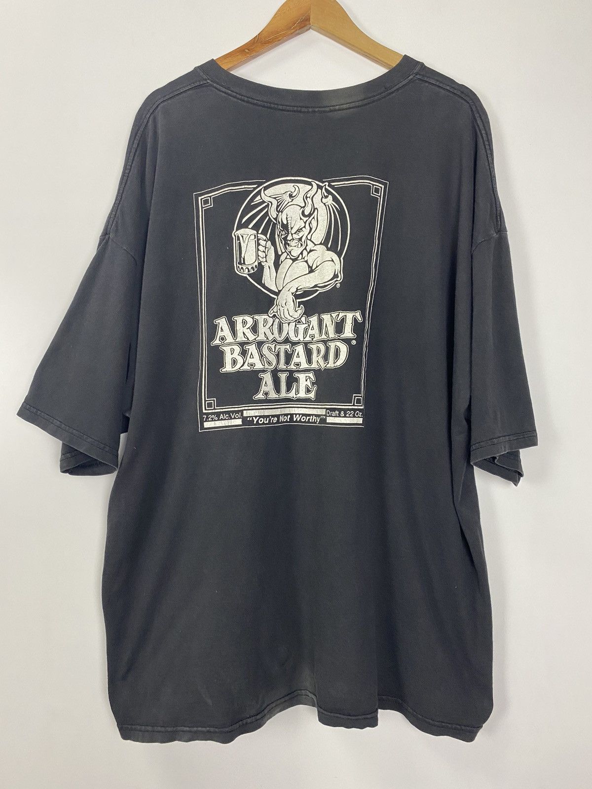 Vintage Vintage Arrogant bastard ale aggressive beer Size US XXL / EU 58 / 5 - 10 Thumbnail