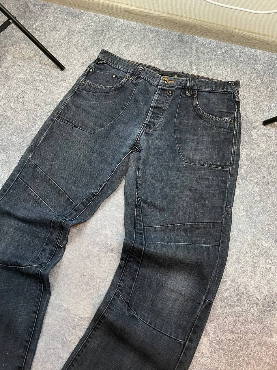 Japanese Brand Jeans Dirty Pants faded crash denim thrashed y2k distressed Size US 38 / EU 54 - 6 Thumbnail