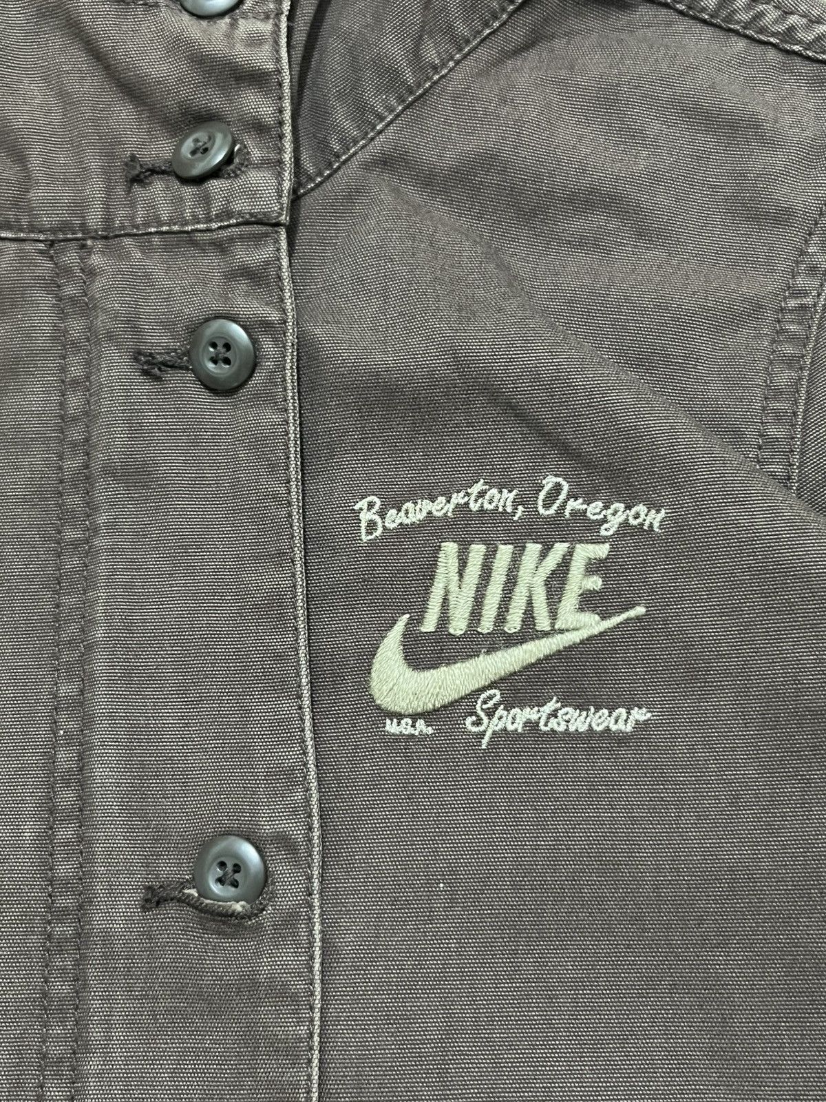 Nike Nike Sportswear Hooded Parka Brown Utility Jacket 2007 Size S / US 4 / IT 40 - 4 Thumbnail