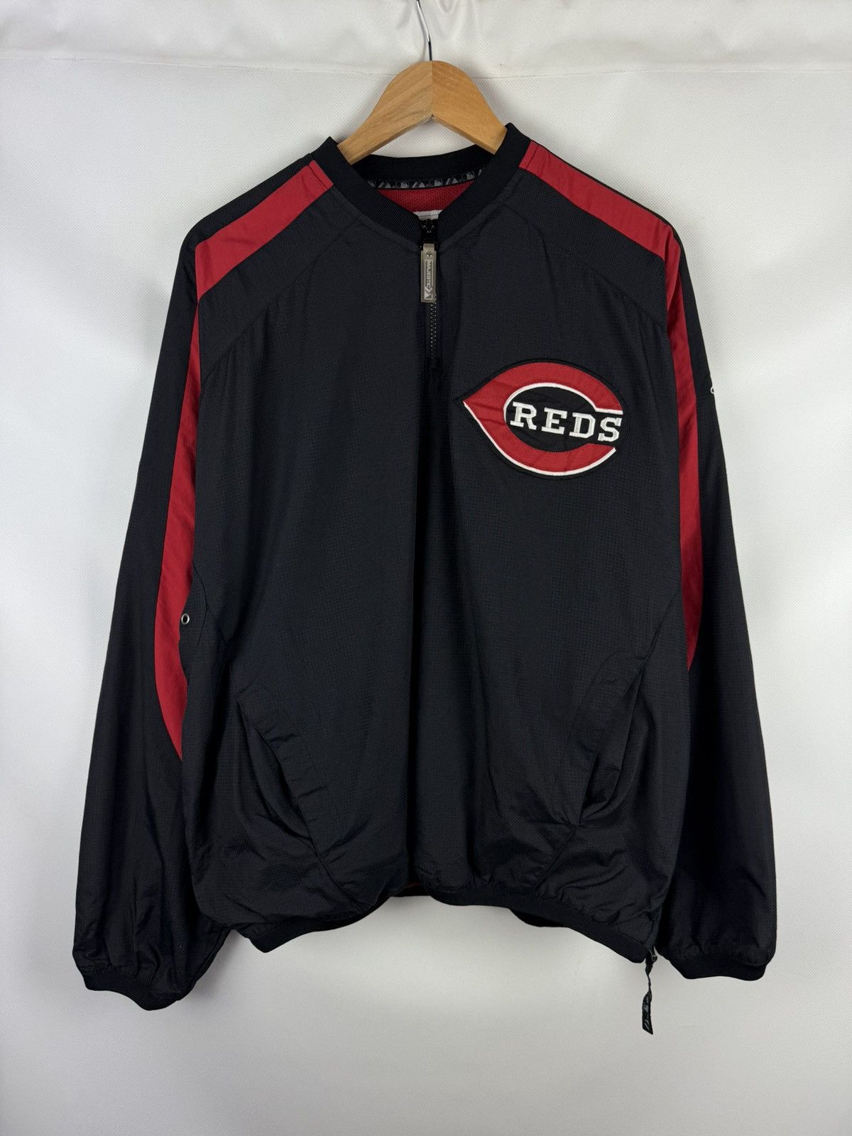 Majestic Majestic Cincinnati Reds Vintage Men’s Anorak Jacket Size M Size US M / EU 48-50 / 2 - 2 Thumbnail