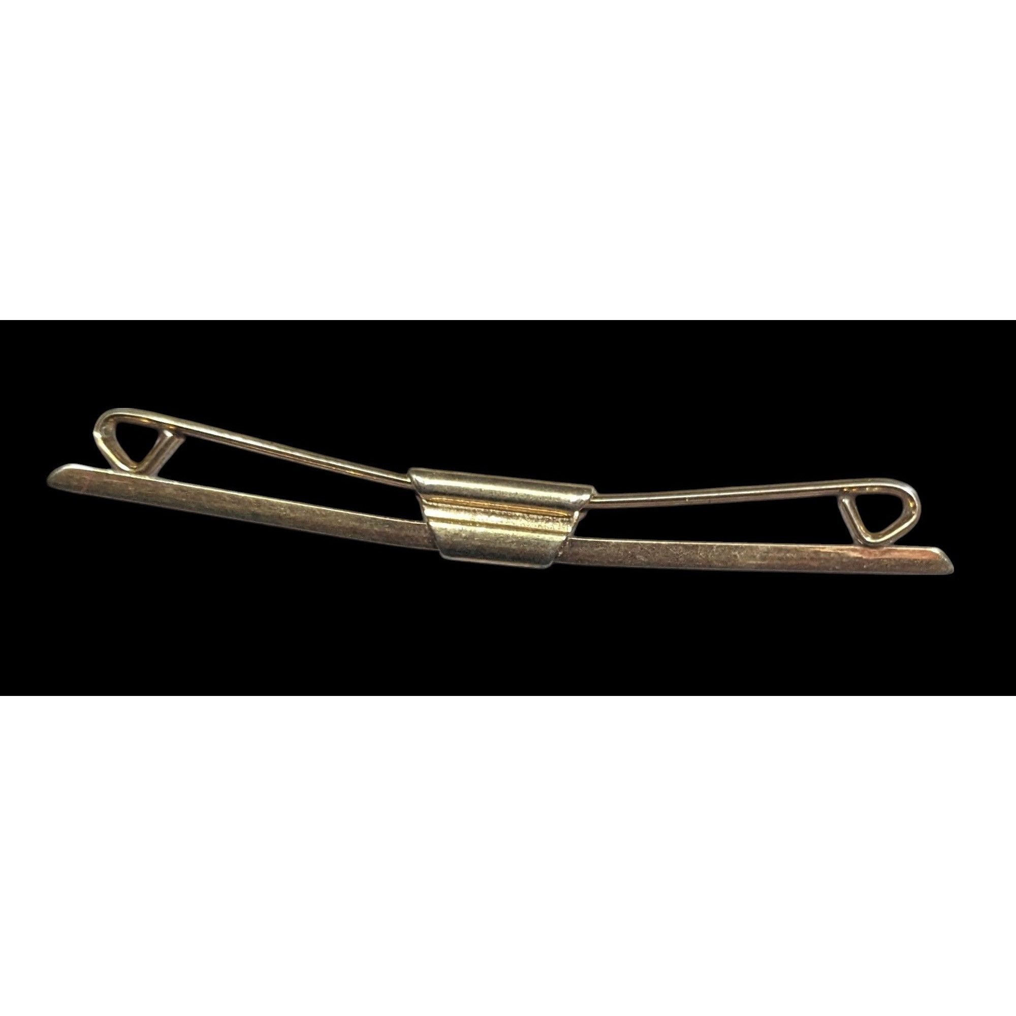 Other Vintage Elegant Slim Gold Tone Collar Bar Size ONE SIZE - 2 Thumbnail