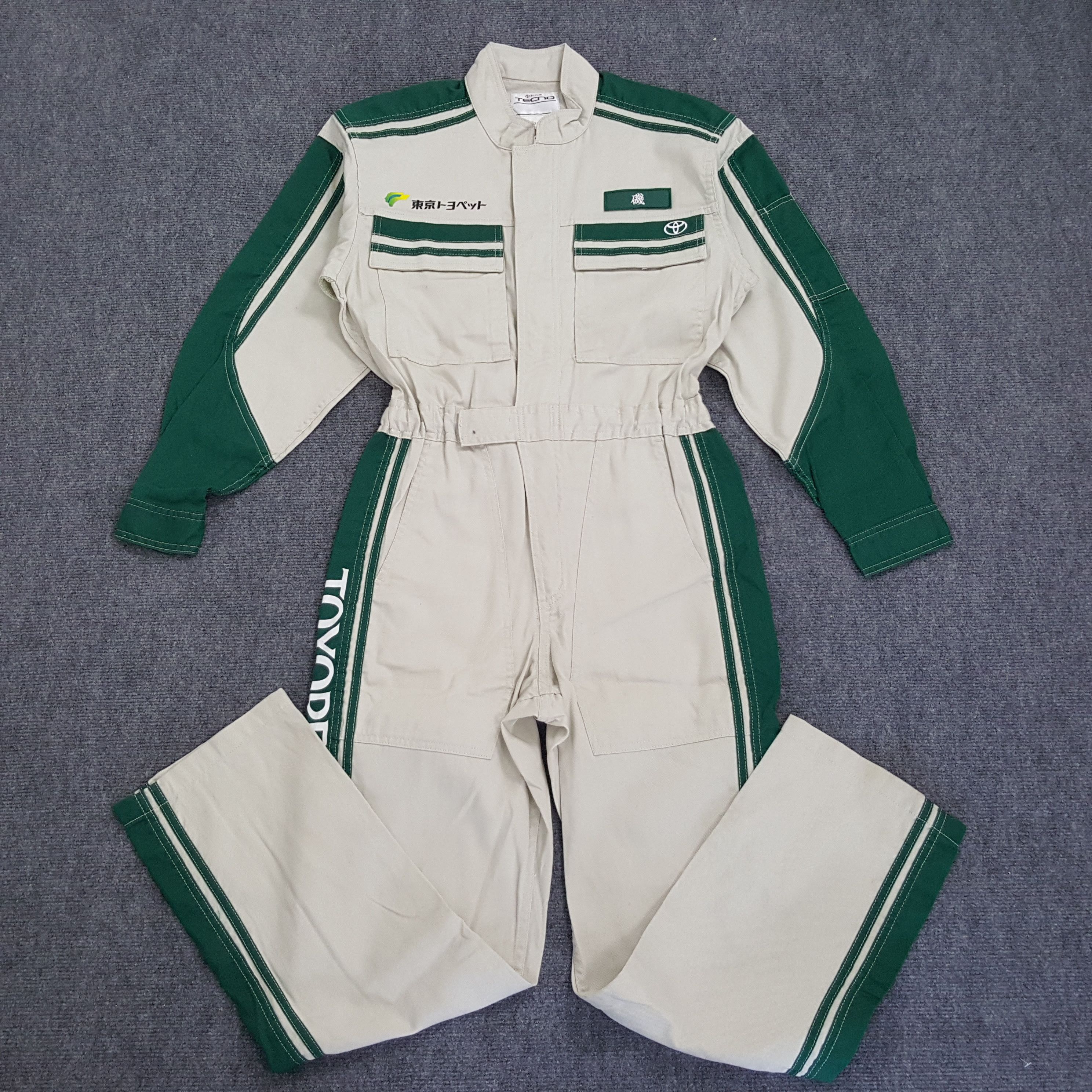 Japanese Brand × Vintage Toyopet Tecno Toyota Racing Team Coverall Jacket Size US S / EU 44-46 / 1 - 4 Thumbnail