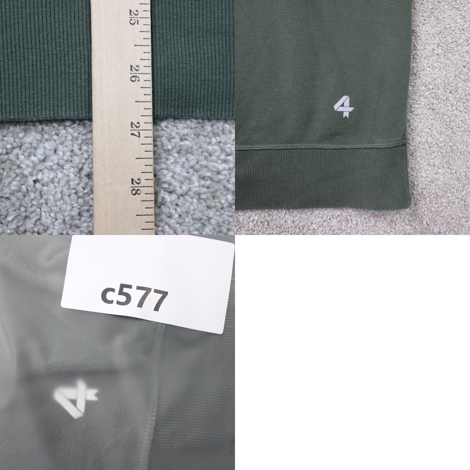 Vintage Fourlaps x Peloton Sweatshirt Mens Large Green Logo Crewneck Pullover Size US L / EU 52-54 / 3 - 9 Thumbnail