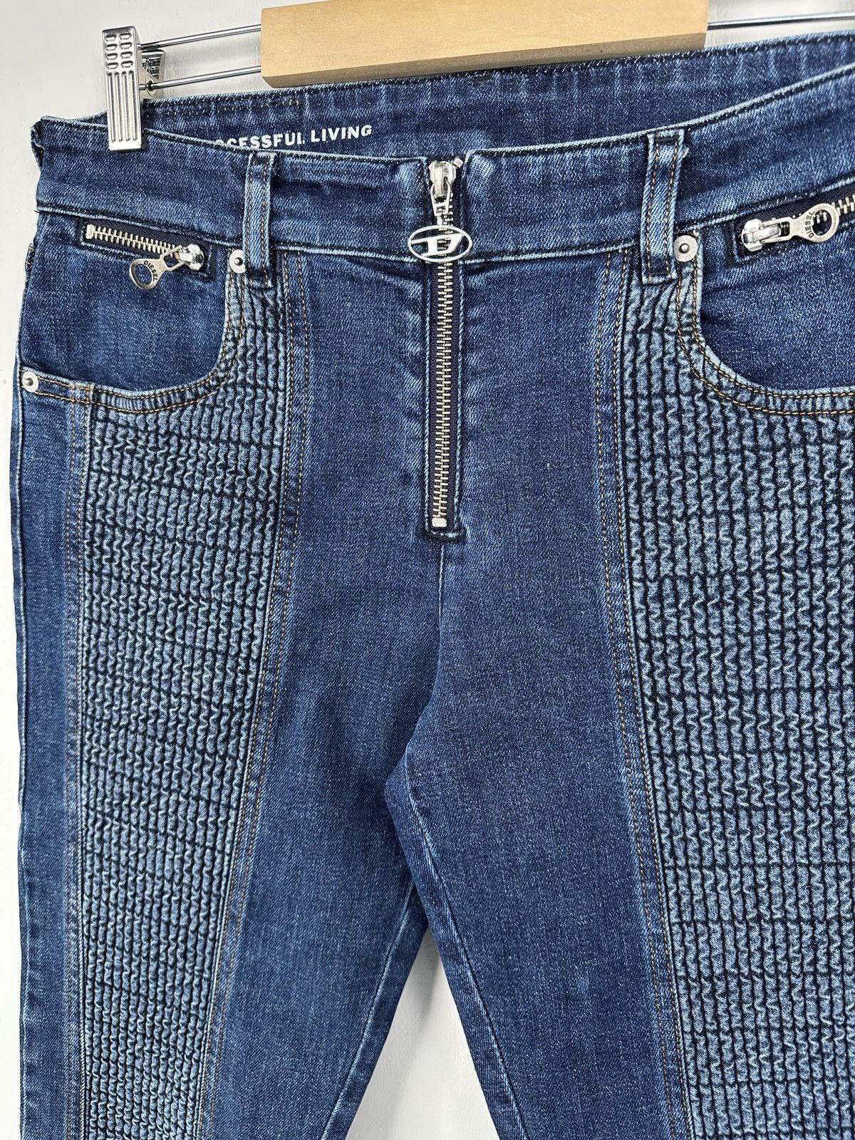 Diesel DIESEL D-Vision 09d22 Skinny Jeans Women’s Denim Pants W 27 Size 27" / US 4 / IT 40 - 4 Thumbnail