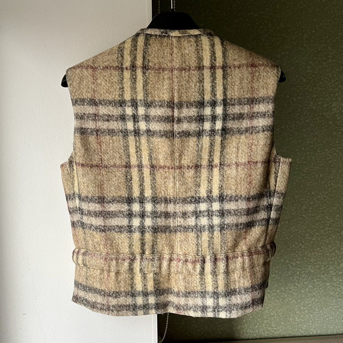 Burberry × Burberry Prorsum Roberto Menichetti AW99 Nova Check Vest Size M / US 6-8 / IT 42-44 - 2 Thumbnail