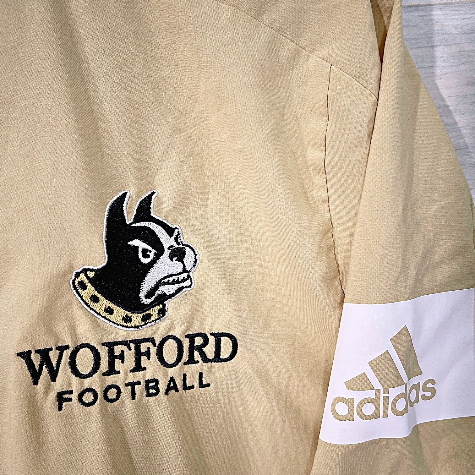 Adidas WOFFORD TERRIERS Adidas Team Issued Jacket Mens Small Size US S / EU 44-46 / 1 - 3 Thumbnail