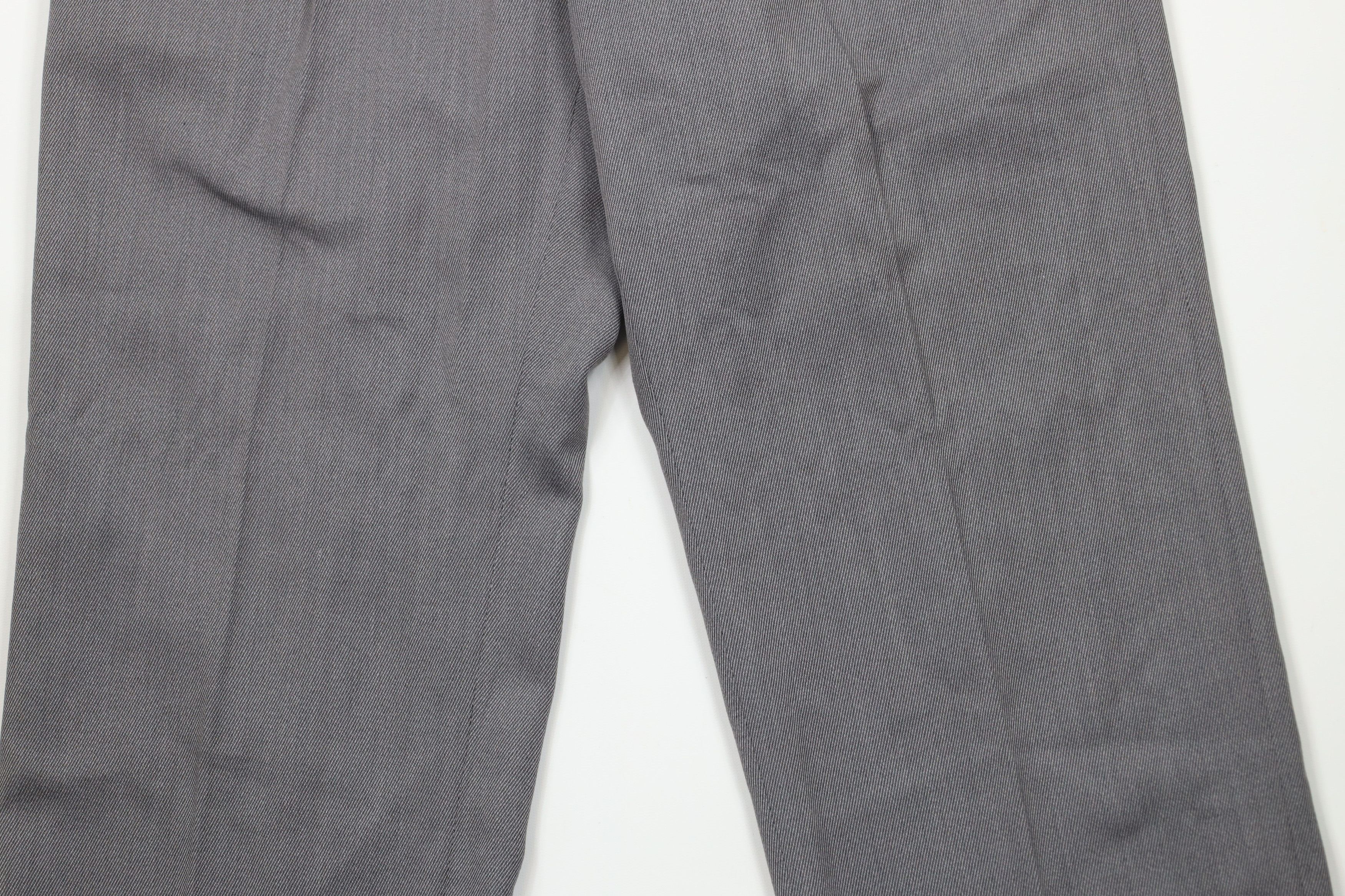 Vintage Vintage 70s Streetwear Whipcord Wide Leg Chino Pants Gray Size US 34 / EU 50 - 3 Thumbnail