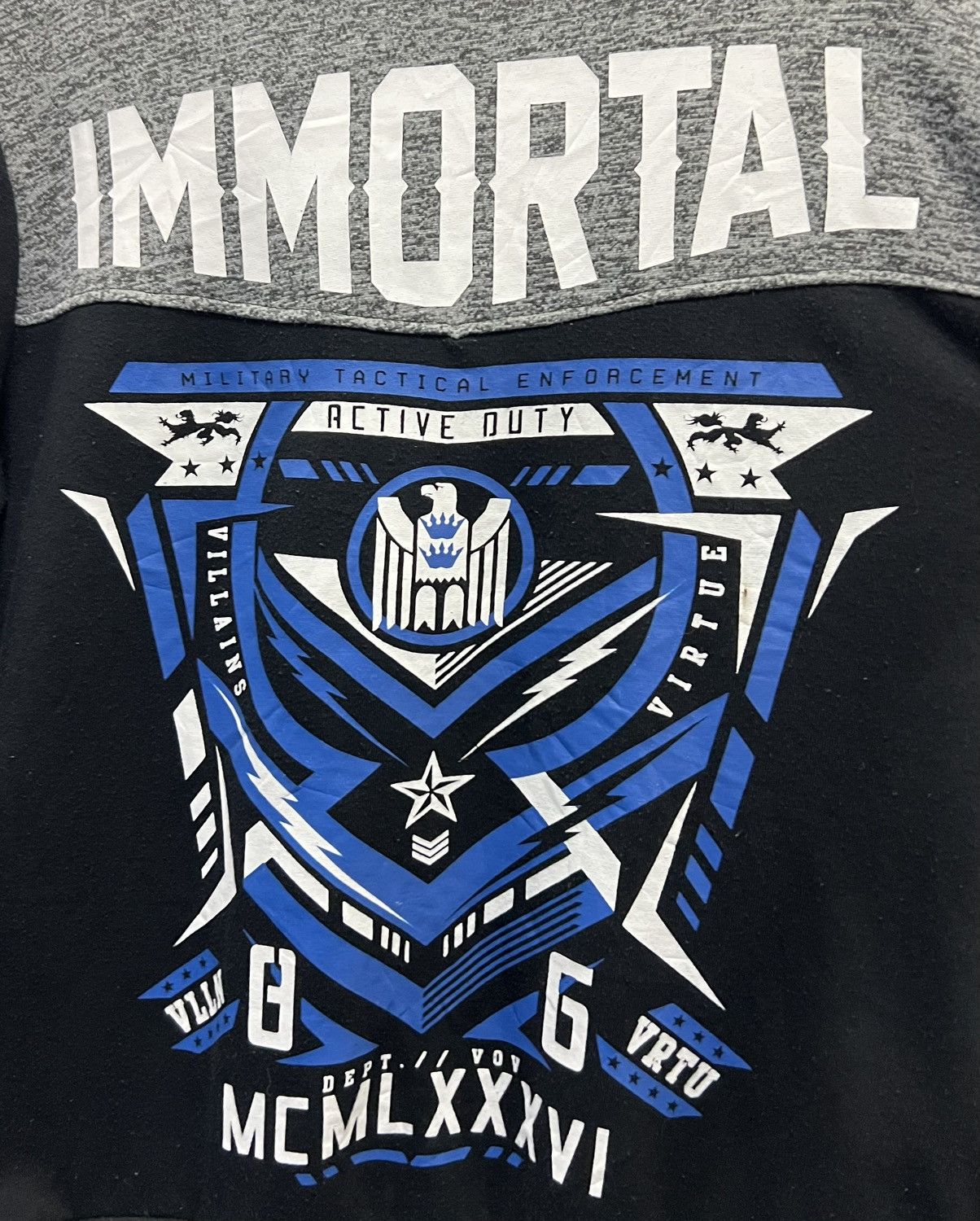 Vintage VINTAGE VILLAINS OF VIRTUE IMMORTAL HOODIE Size US L / EU 52-54 / 3 - 4 Thumbnail