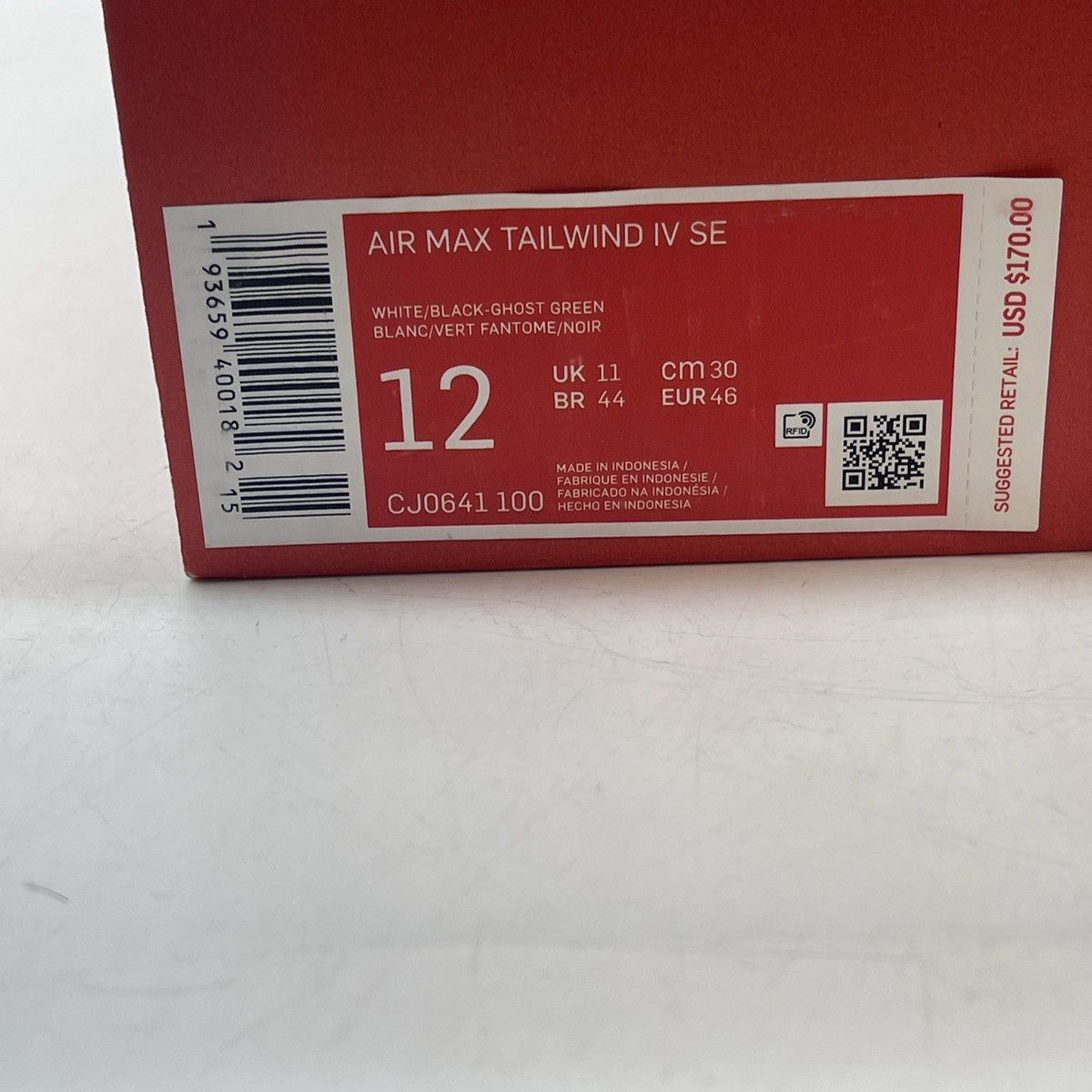 Nike Air max tailwind 4 transparent Size US 12 / EU 45 - 9 Thumbnail