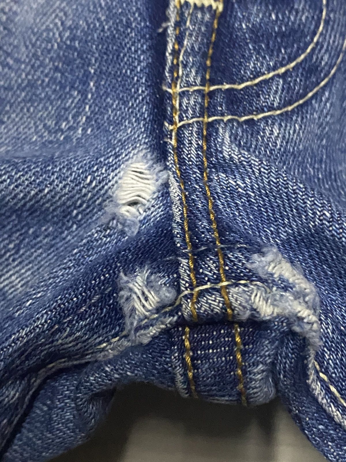 Levi's Crazy Levis 502 Sashiko Bro Patches Custom Jeans Size US 32 / EU 48 - 11 Thumbnail