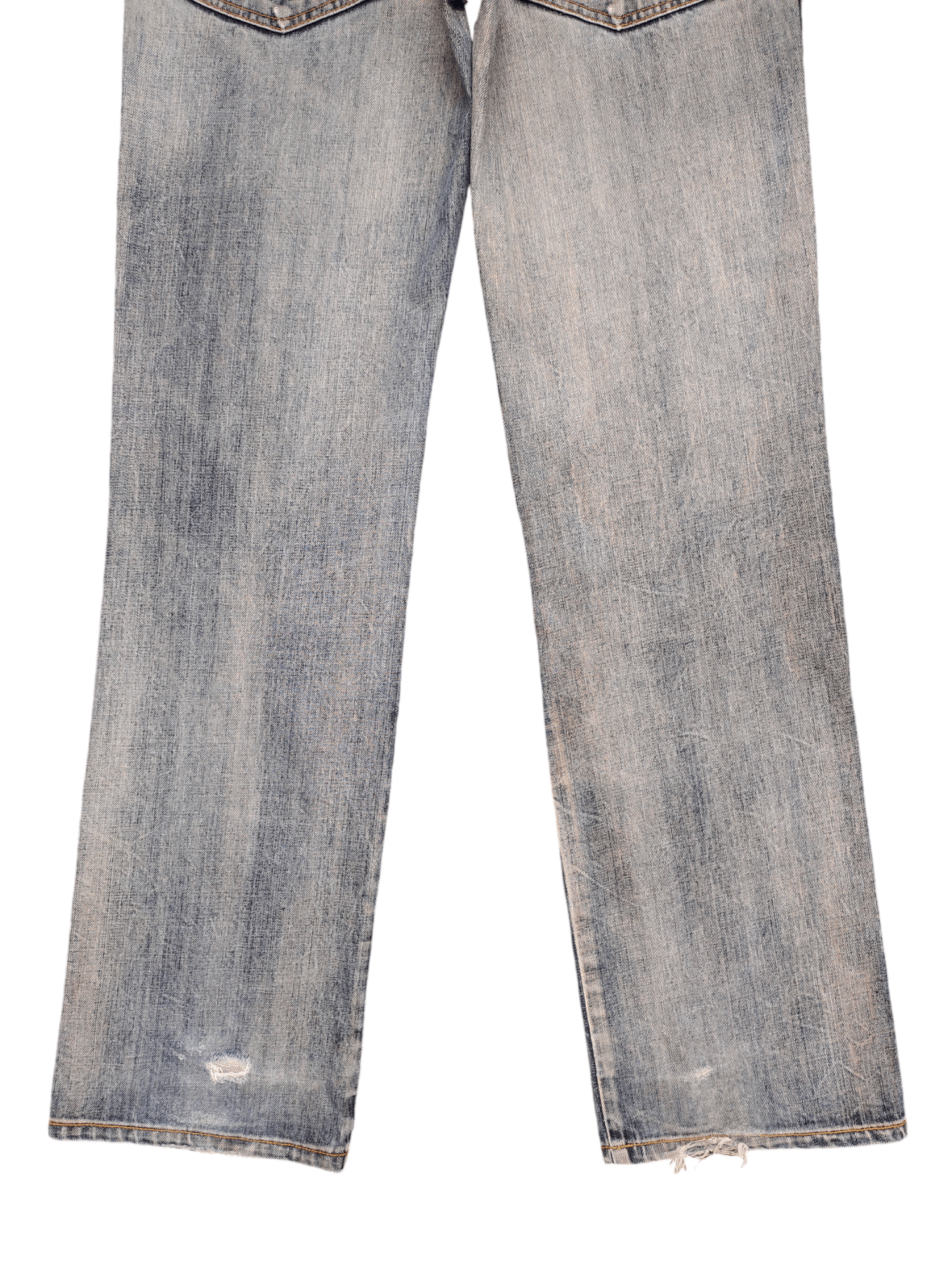 Comme des Garcons × Undercover Vintage Y2k Tough Jeansmith Clawmark Distress Faded Jeans Size US 30 / EU 46 - 13 Thumbnail
