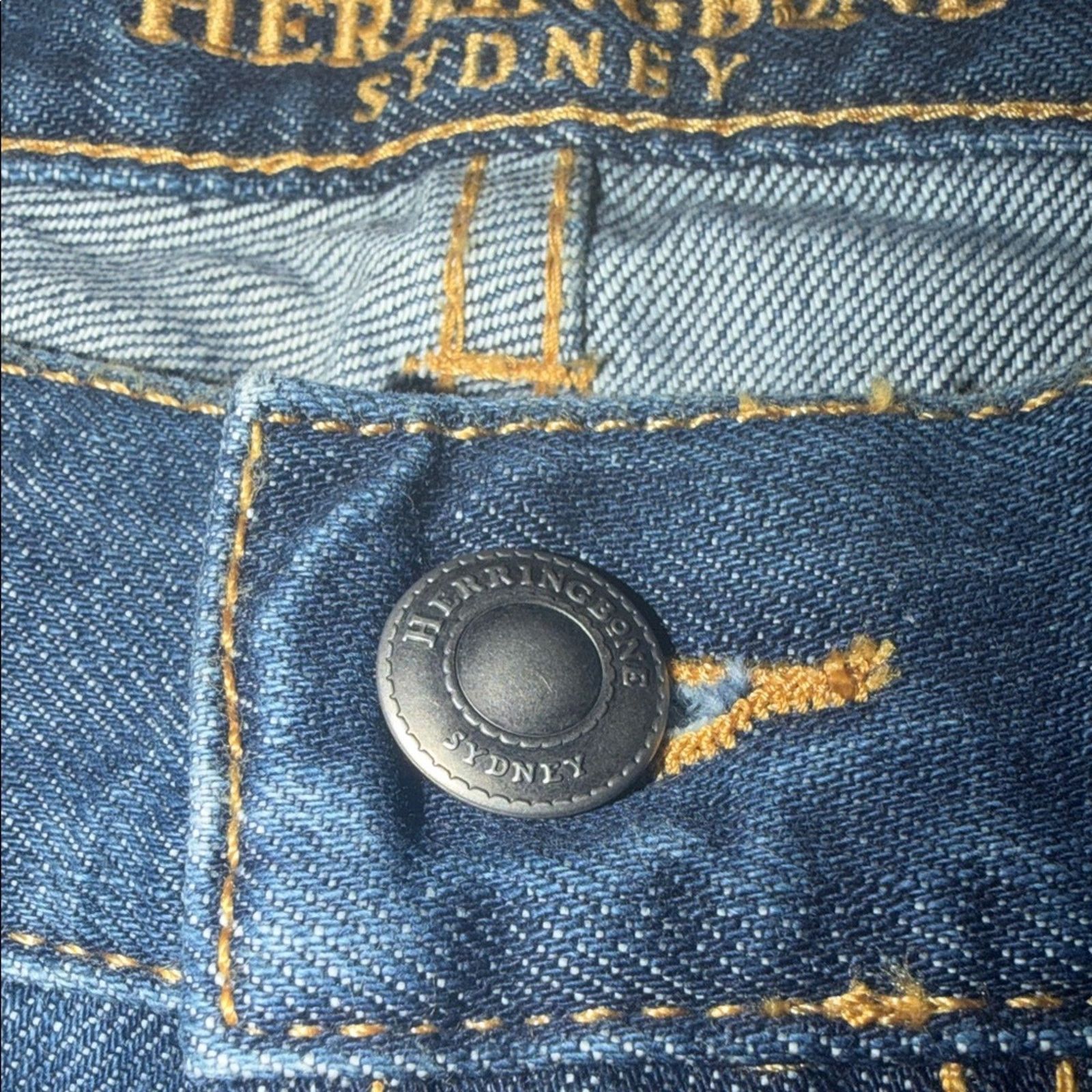 & Other Stories Herringbone Sydney Men's Classic Blue Jeans Size 38 Size US 38 / EU 54 - 6 Thumbnail