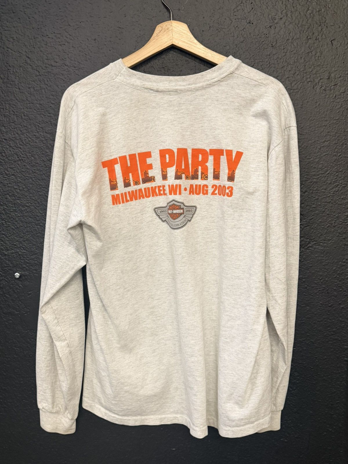 Vintage Harley davidson longsleeve Size US L / EU 52-54 / 3 - 3 Thumbnail