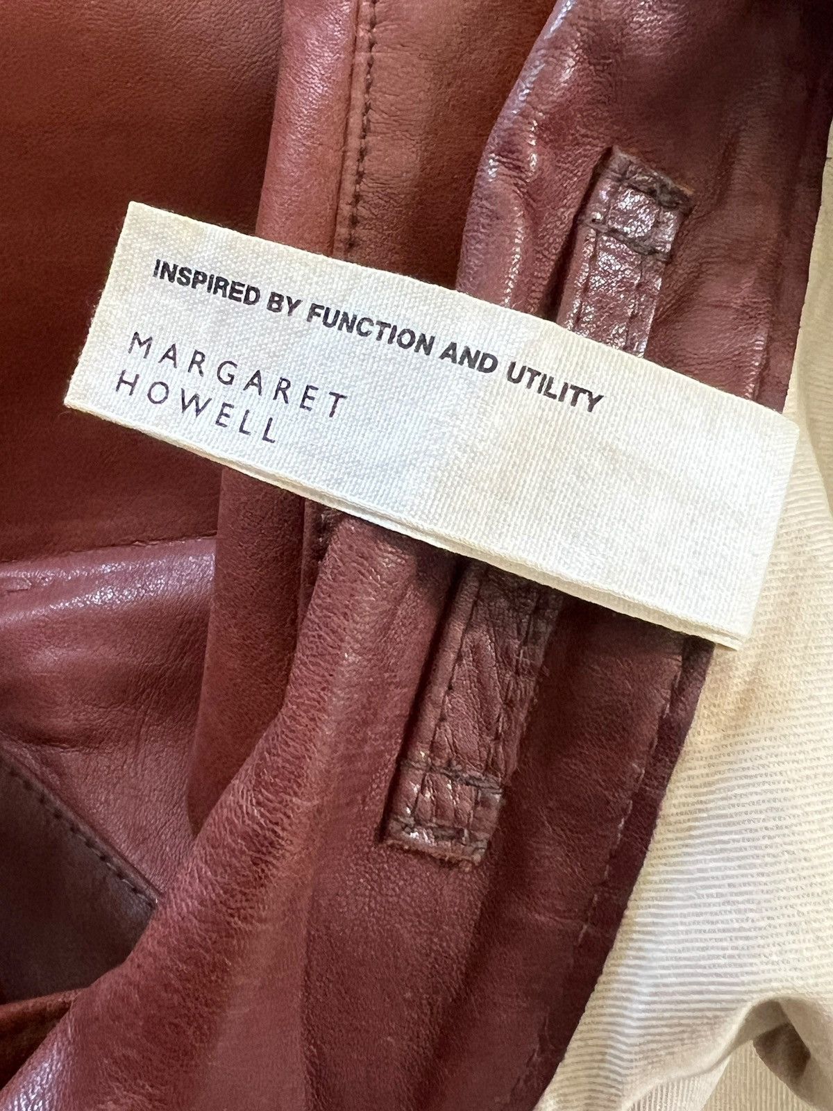 Margaret Howell MHL. Margarett Howell Aviator Leather Bomber Jacket Size S / US 4 / IT 40 - 16 Thumbnail