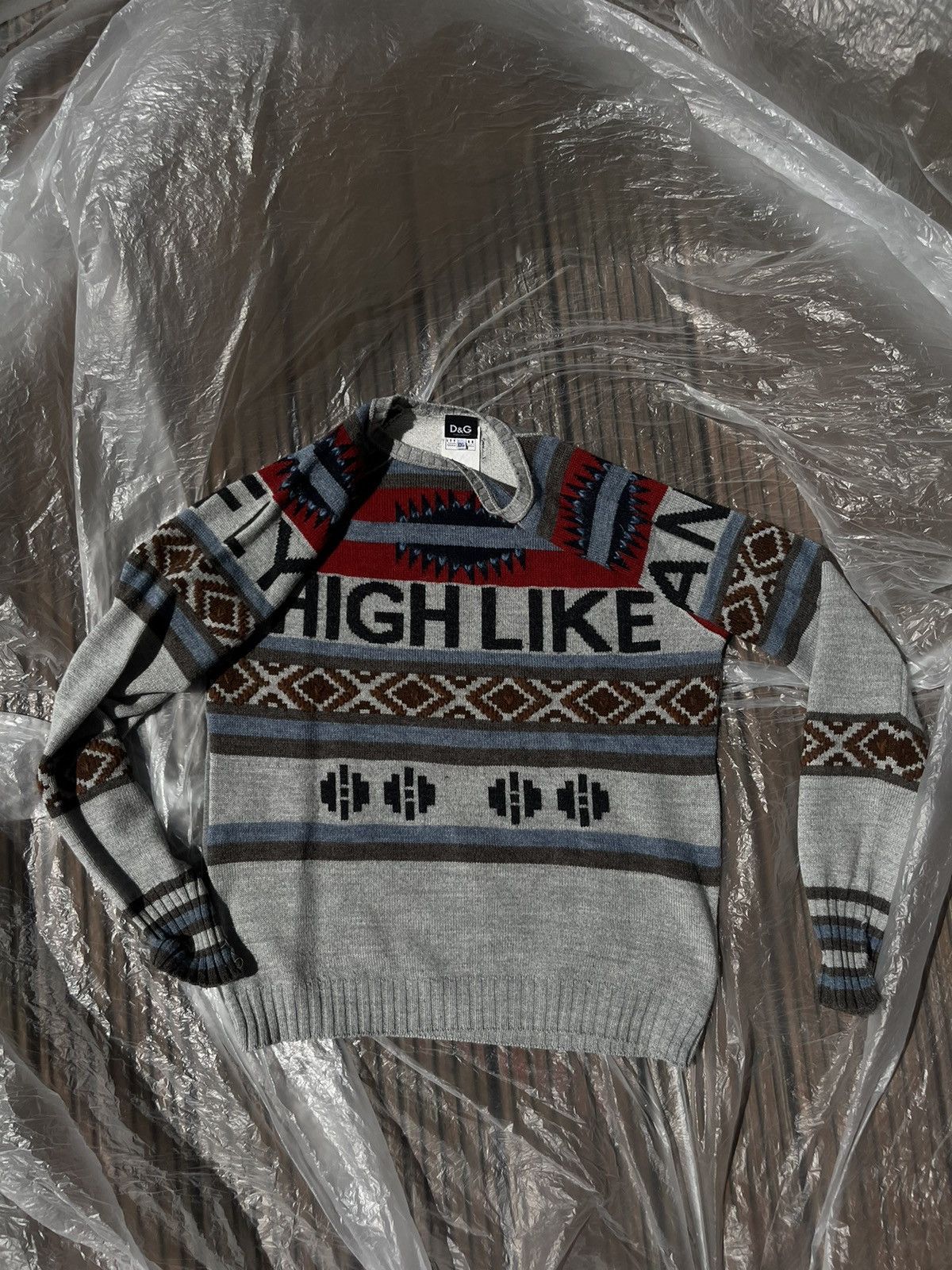 Dolce & Gabbana × Vintage Vintage D&G sweater Size US XXL / EU 58 / 5 - 1 Thumbnail
