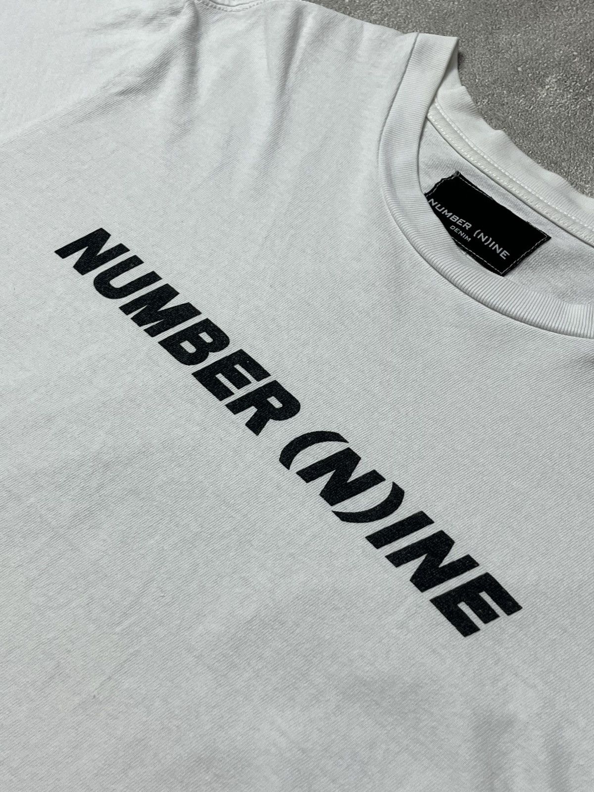Number (N)ine Number (N)ine Spell Out musical Logo Back hit Size US M / EU 48-50 / 2 - 3 Thumbnail