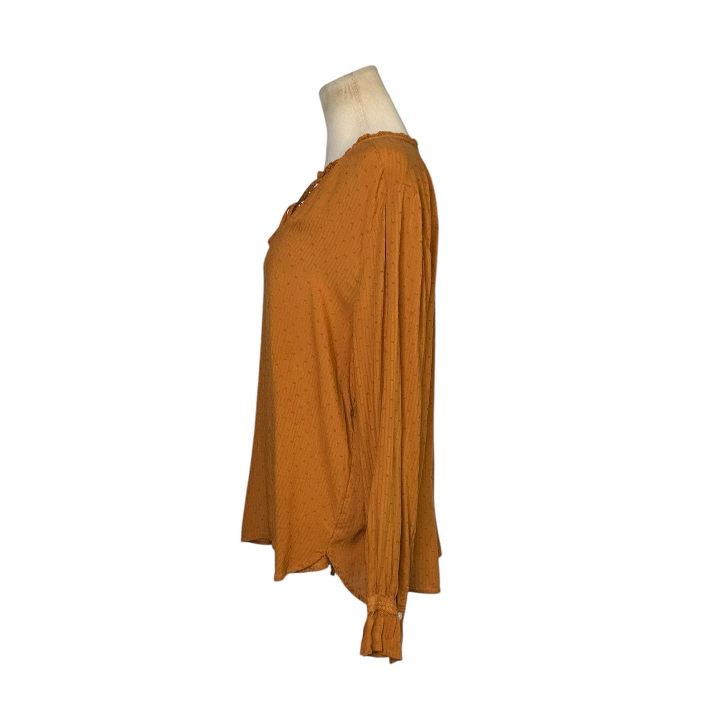 Loft Loft burnt orange long sleeves tunic blouse size large Size L / US 10 / IT 46 - 9 Thumbnail