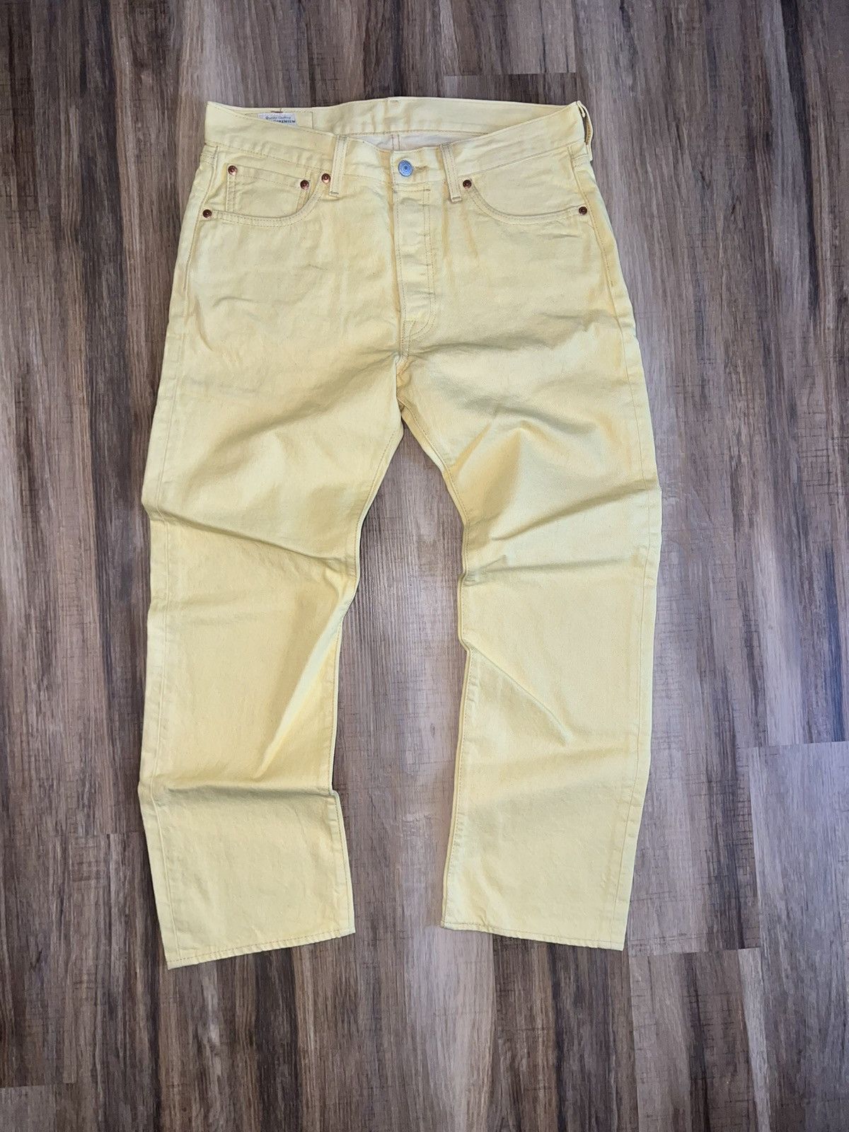 Levi's × Levi's Vintage Clothing Levi yellow denims Size US 32 / EU 48 - 1 Thumbnail