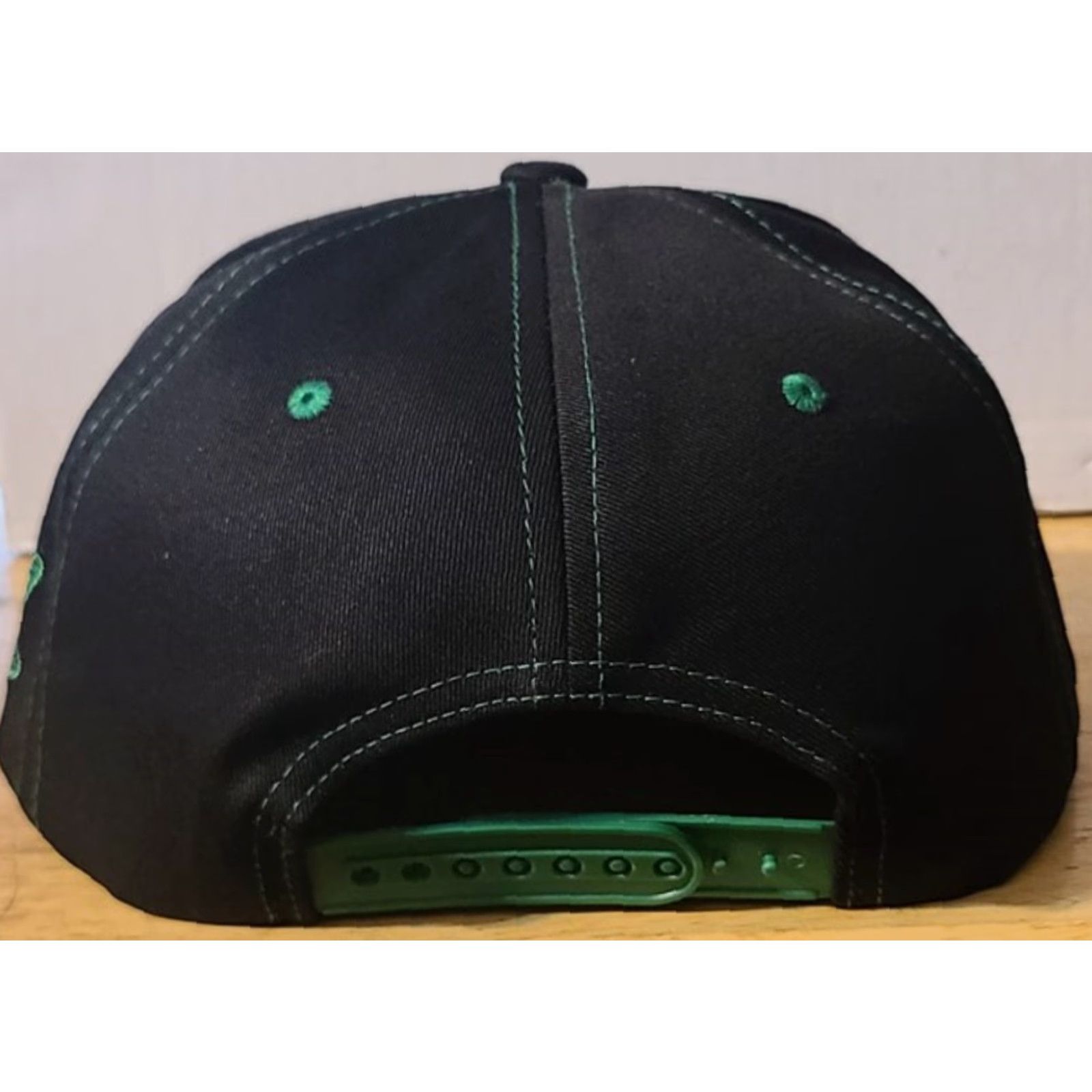 Vintage VINTAGE Marijuana Leaf Cap Men Adjustable Black Cotton Weed Snapback Hat Size ONE SIZE - 3 Thumbnail