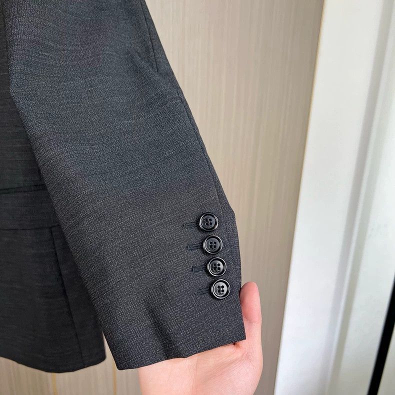Dior Dior Dark Pattern Wool Blazer Jacket-2506 Size US L / EU 52-54 / 3 - 3 Thumbnail