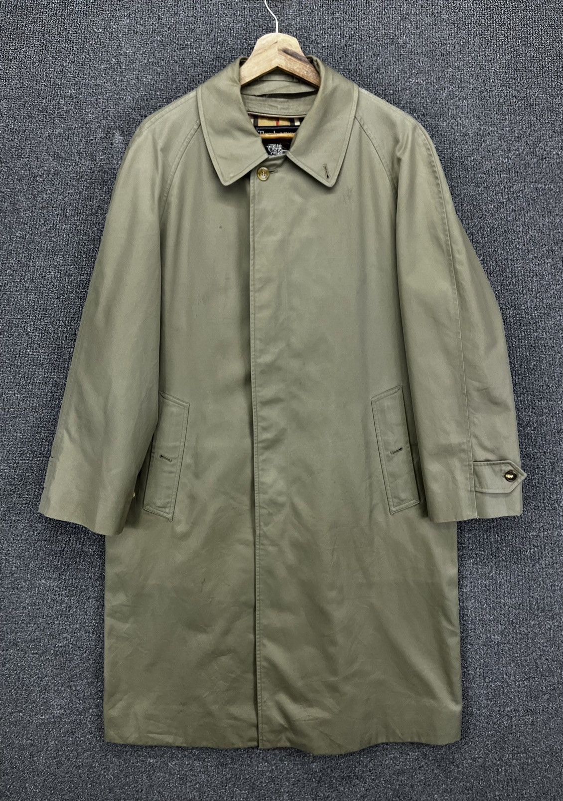 Burberry Vintage Burberry Nova Check Trench Coat Long Jacket Size US L / EU 52-54 / 3 - 16 Thumbnail